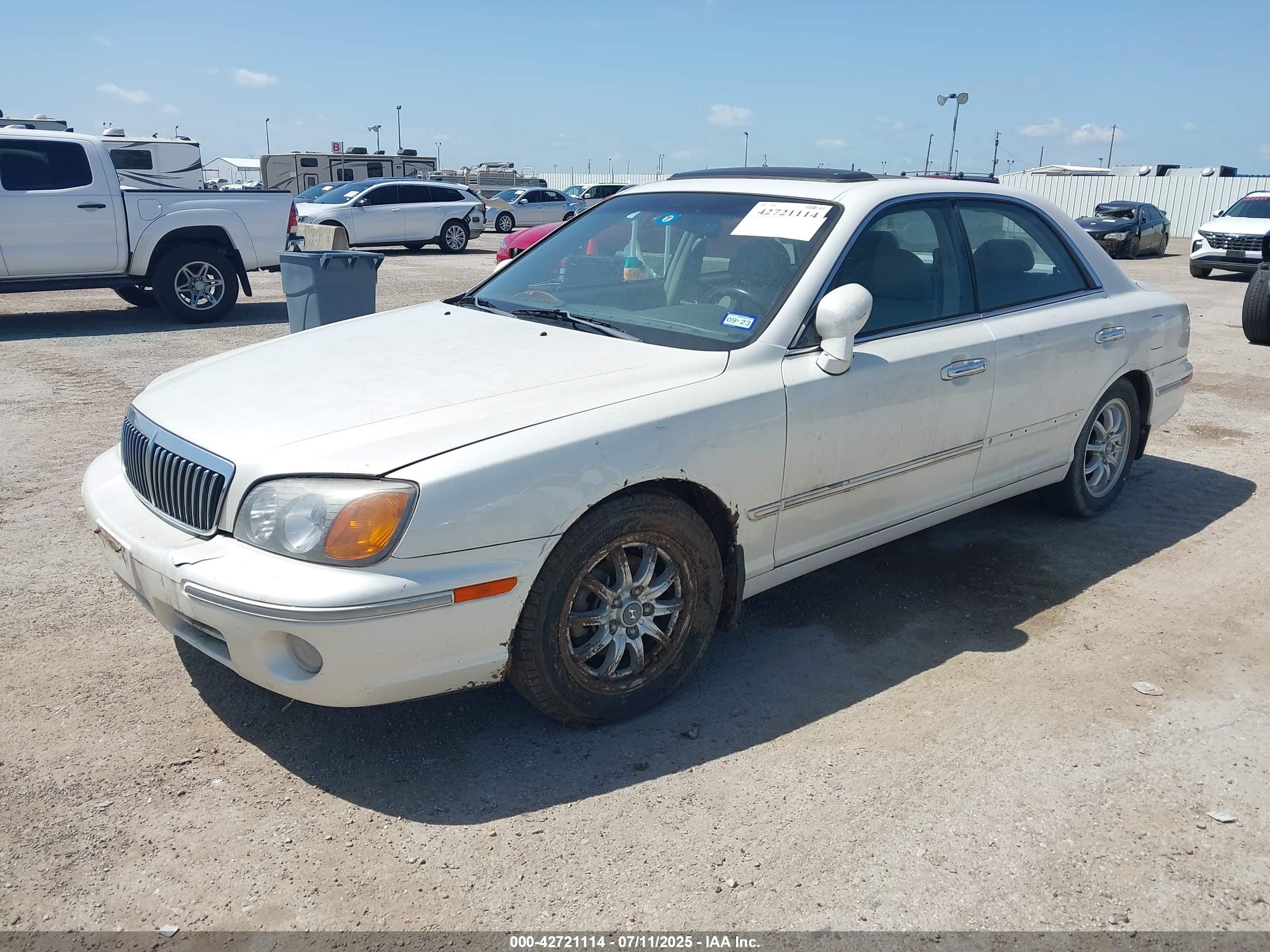 2002 Hyundai Xg350 L White vin: KMHFU45E72A221307