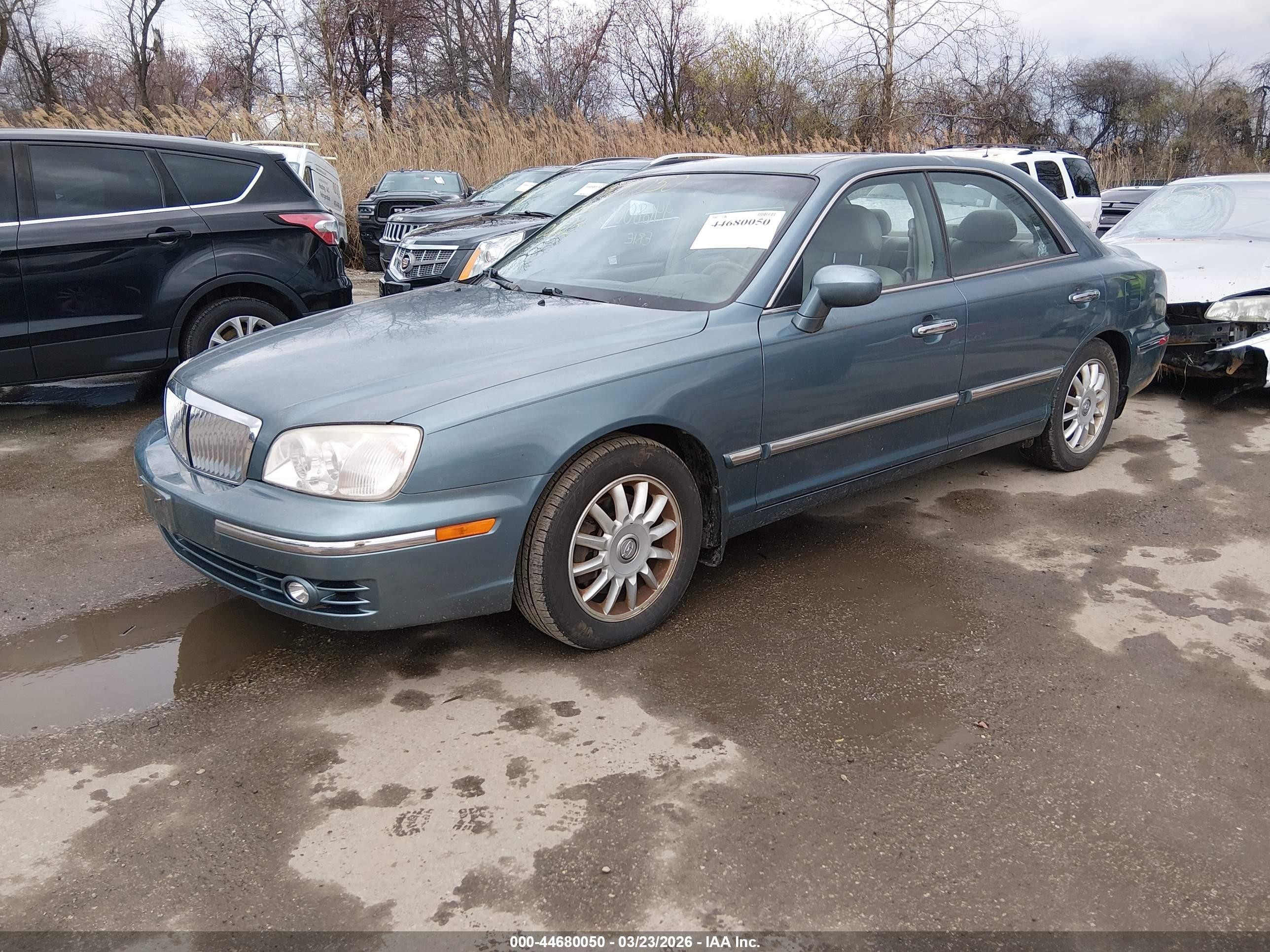 2005 Hyundai Xg350 L Blue vin: KMHFU45E75A392014