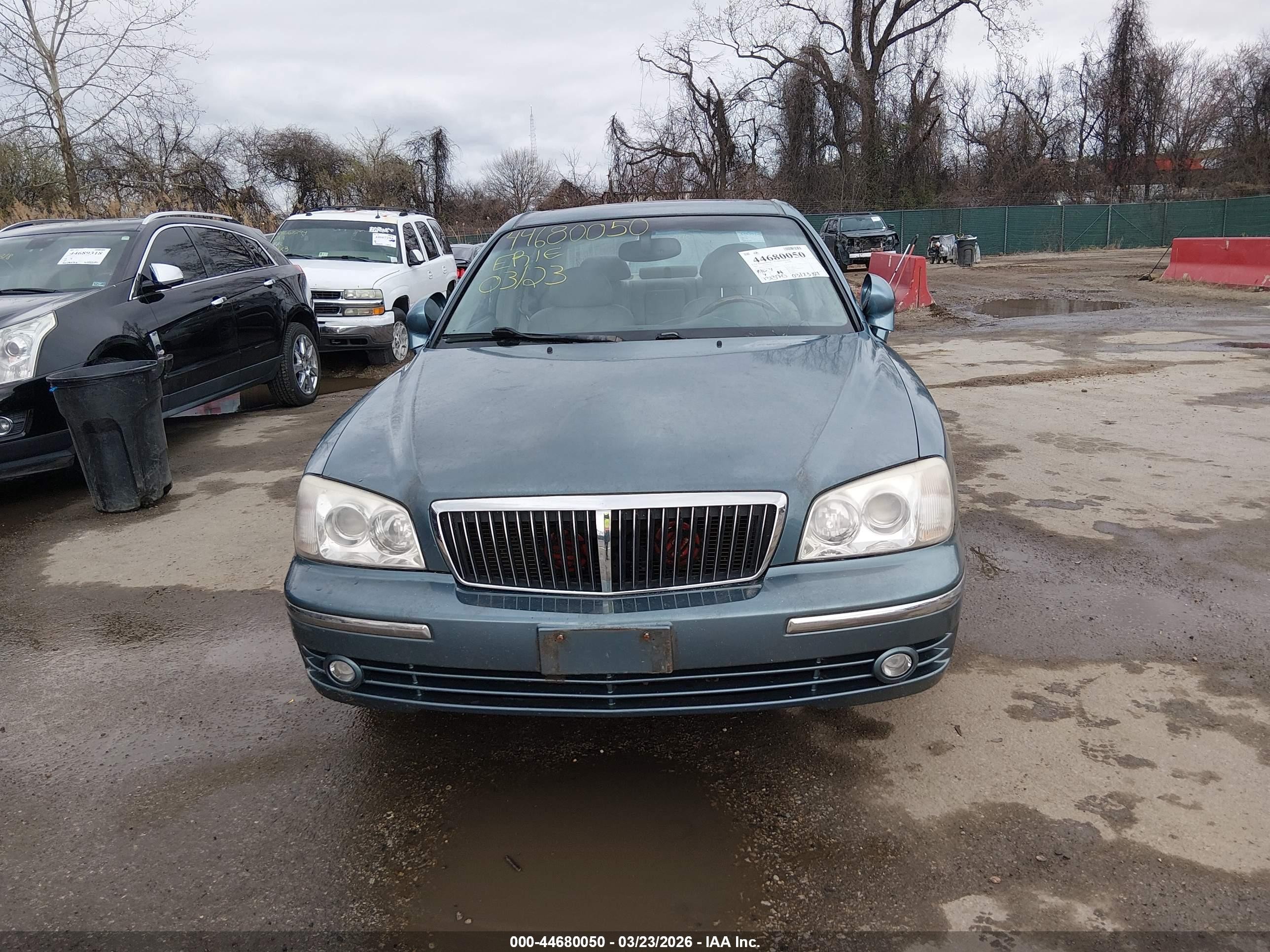 2005 Hyundai Xg350 L Blue vin: KMHFU45E75A392014
