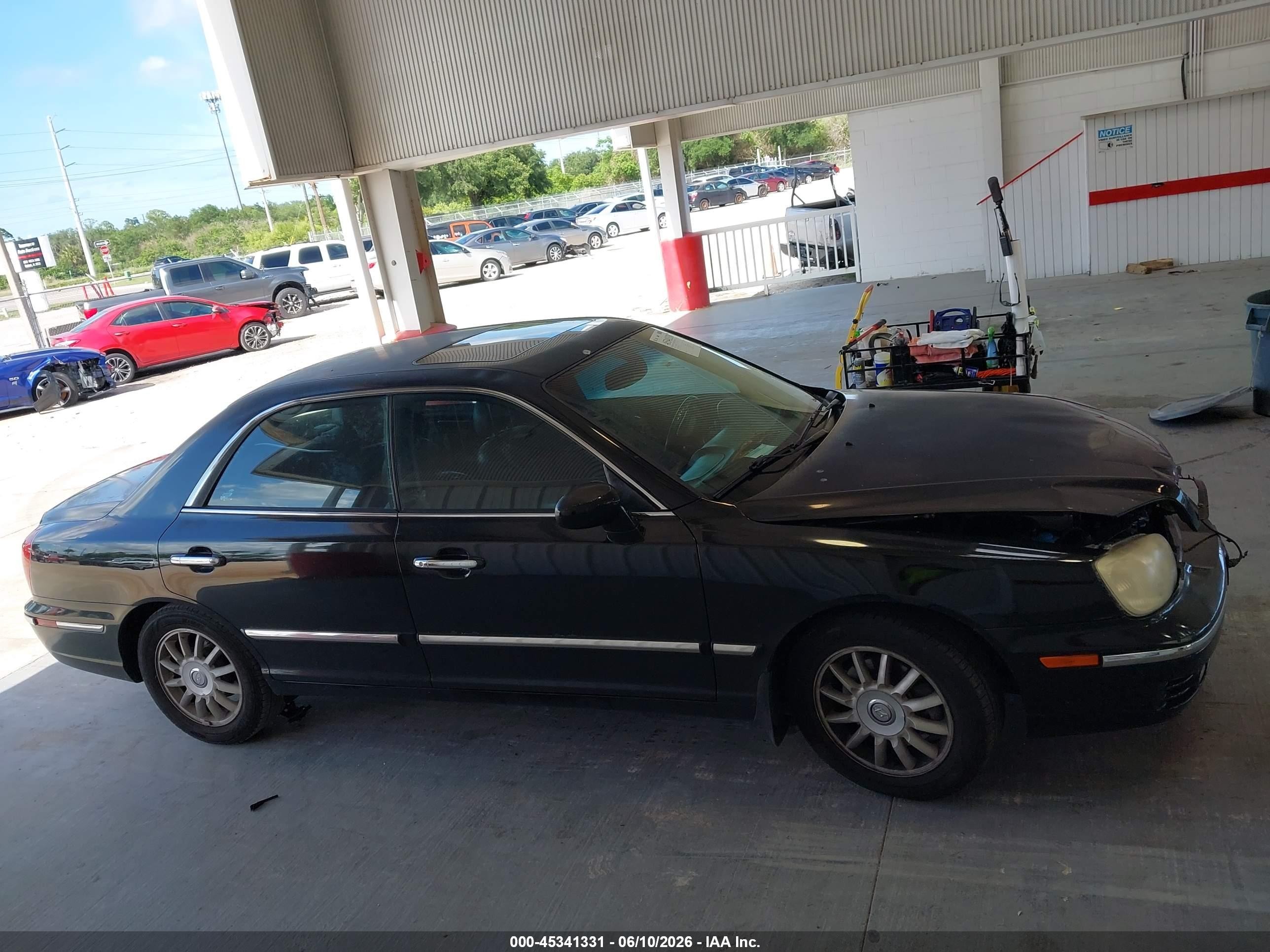 2005 Hyundai Xg350 L Black vin: KMHFU45E75A406154