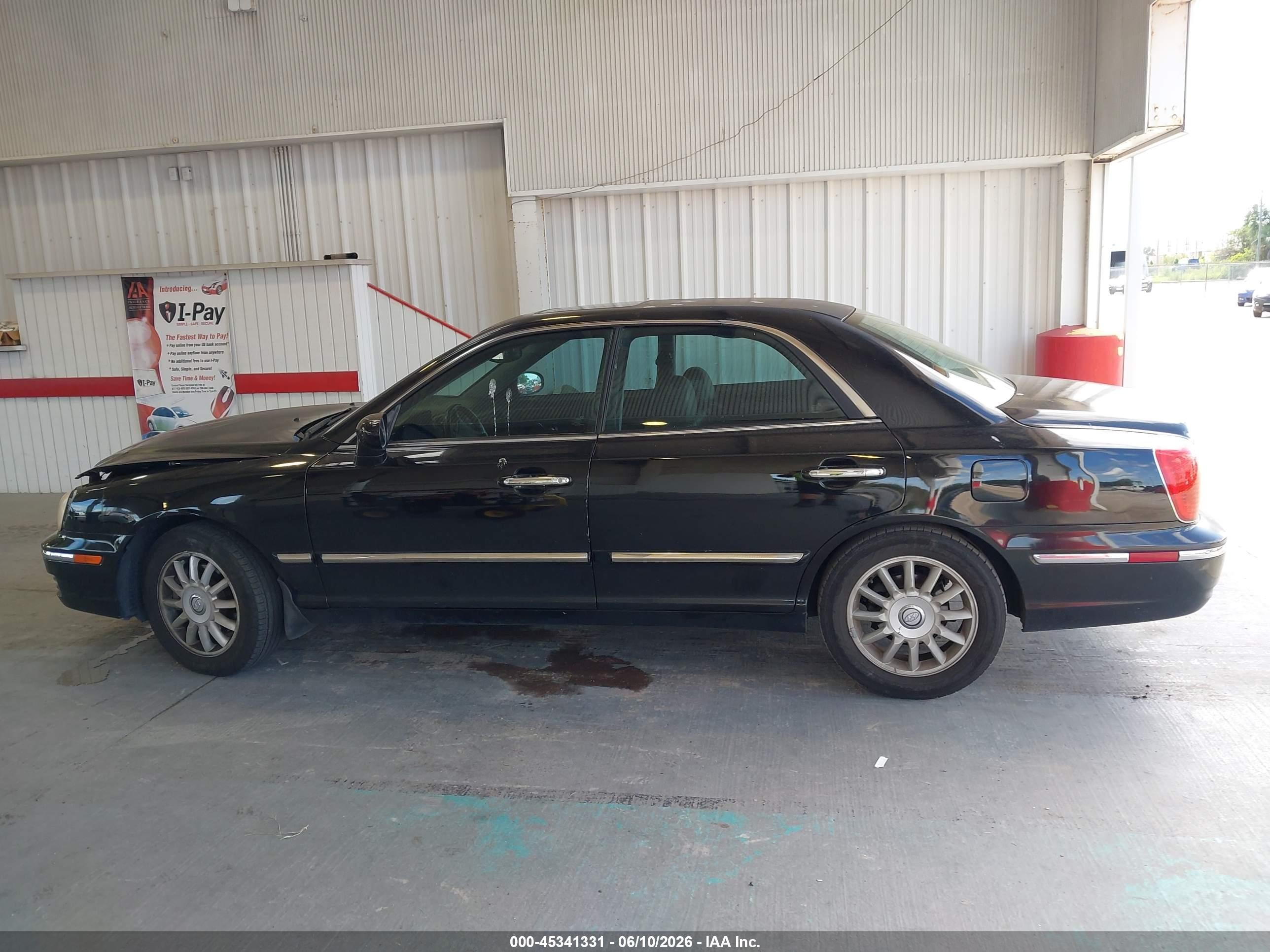 2005 Hyundai Xg350 L Black vin: KMHFU45E75A406154