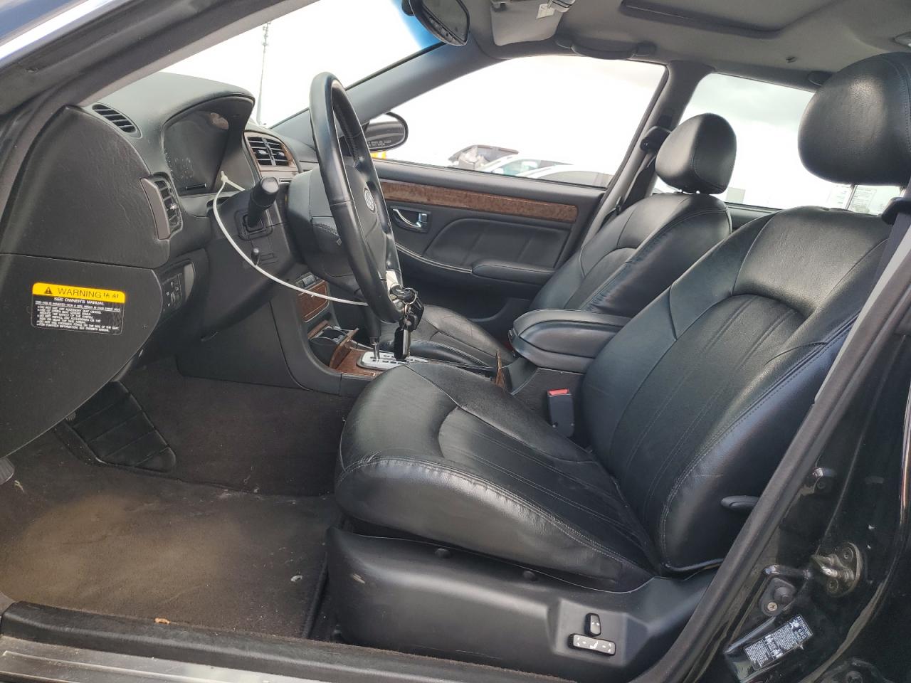2005 Hyundai Xg 350   Black vin: KMHFU45E75A411547