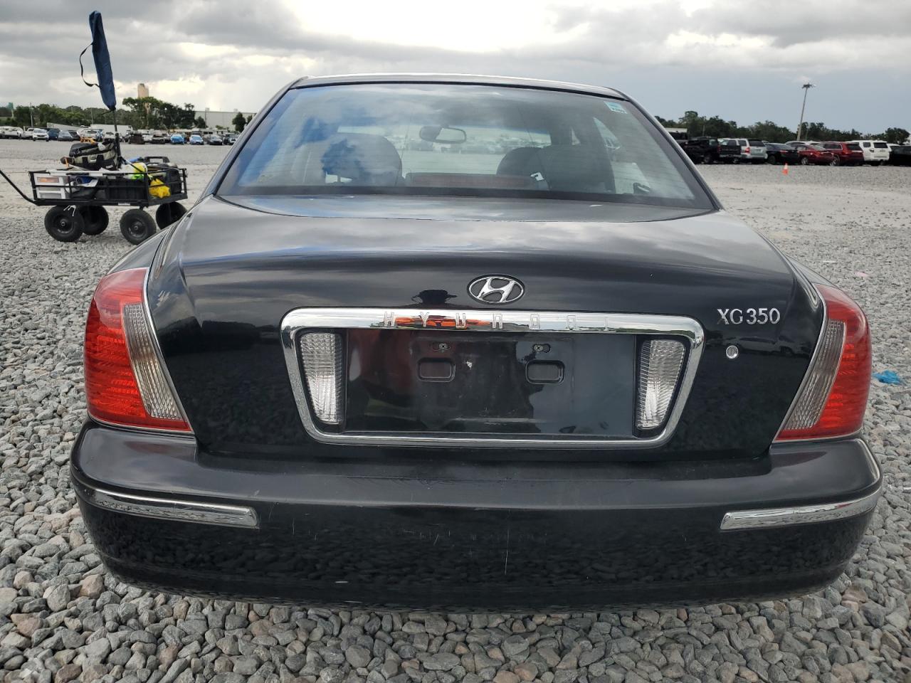 2005 Hyundai Xg 350   Black vin: KMHFU45E75A411547