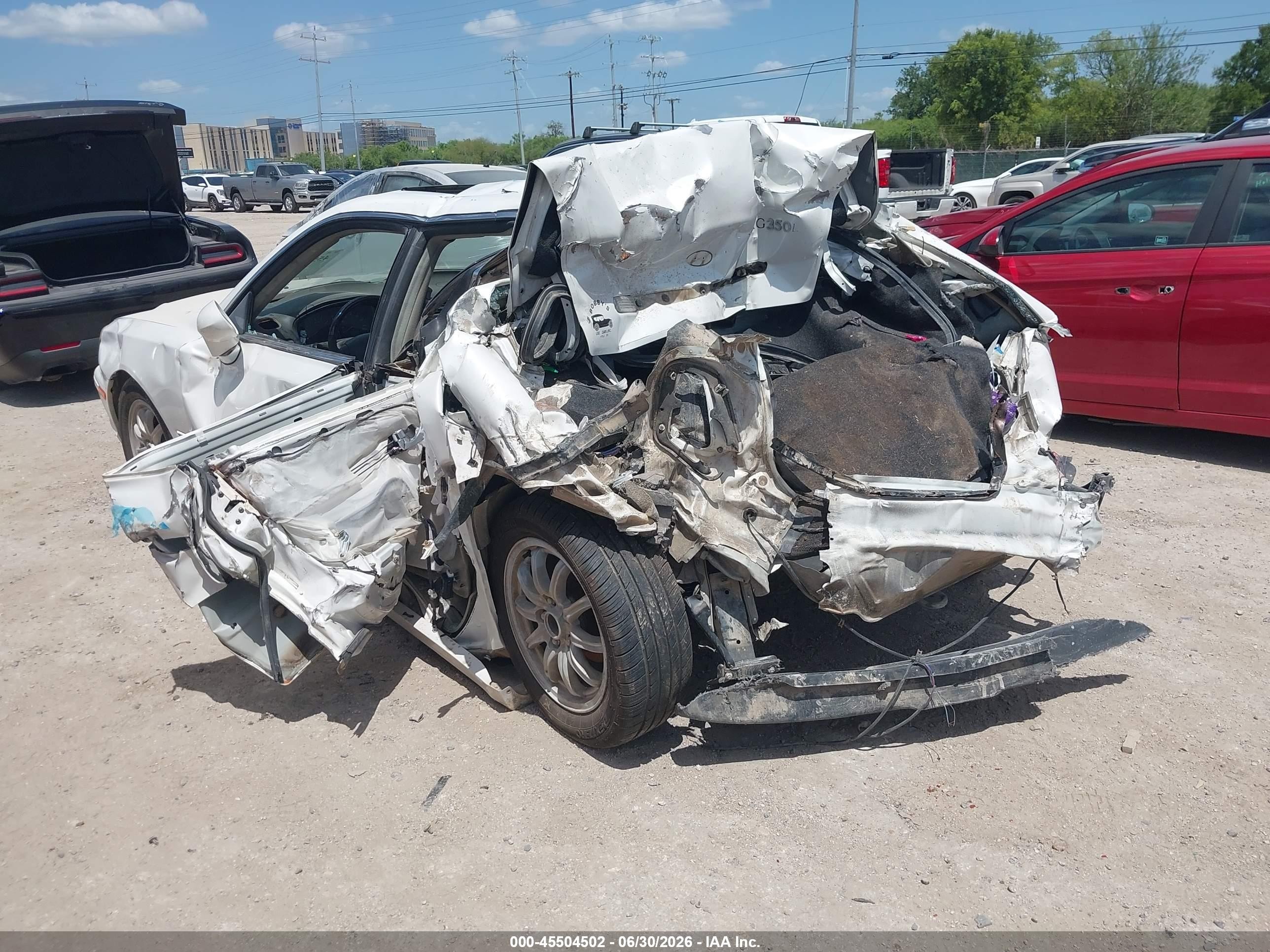 2002 Hyundai Xg350 L White vin: KMHFU45E82A178919