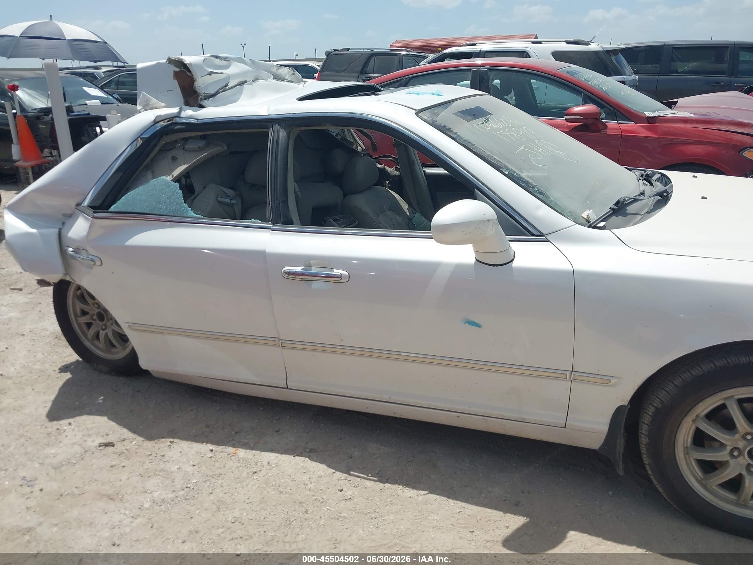 2002 Hyundai Xg350 L White vin: KMHFU45E82A178919