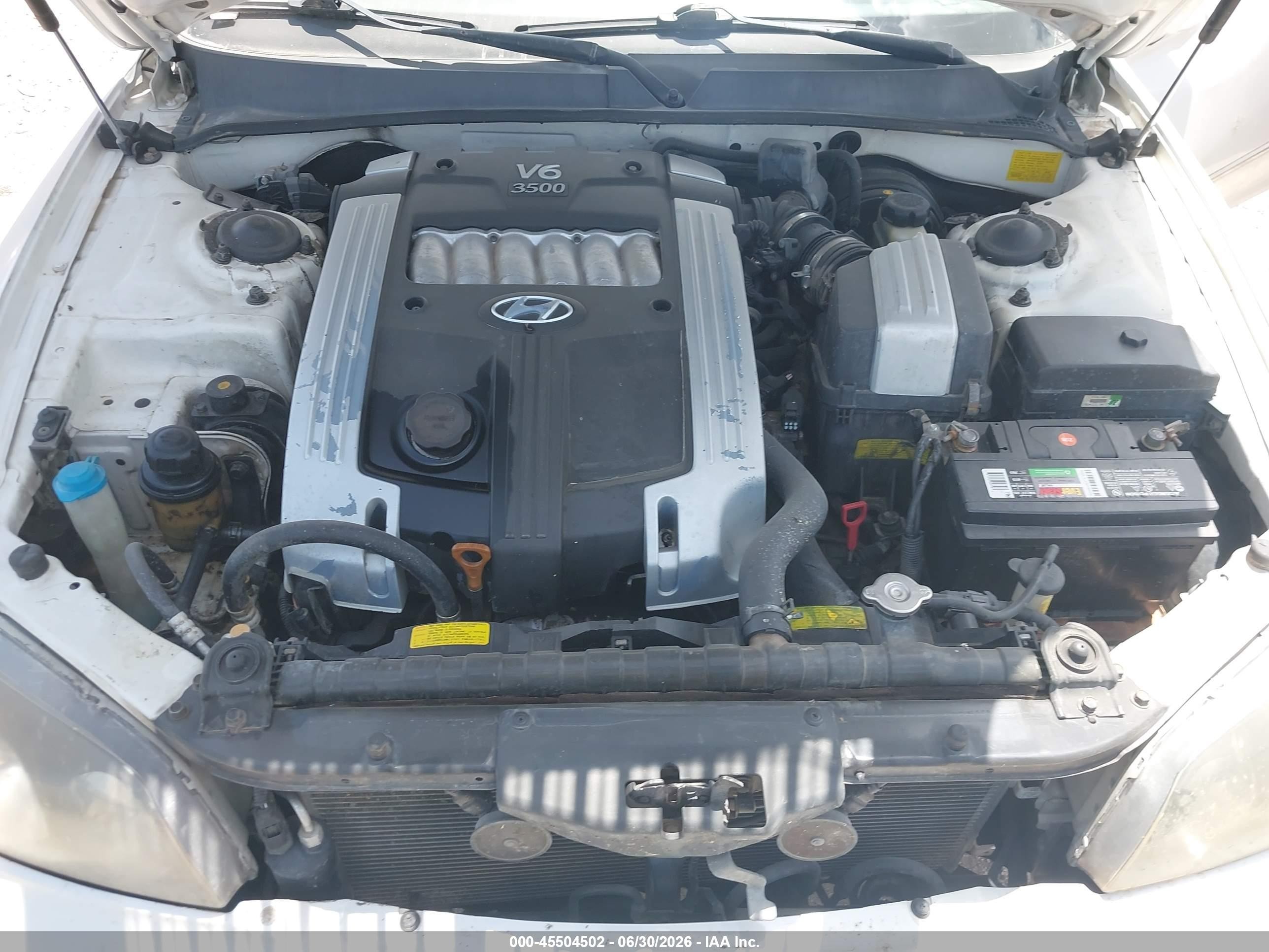2002 Hyundai Xg350 L White vin: KMHFU45E82A178919