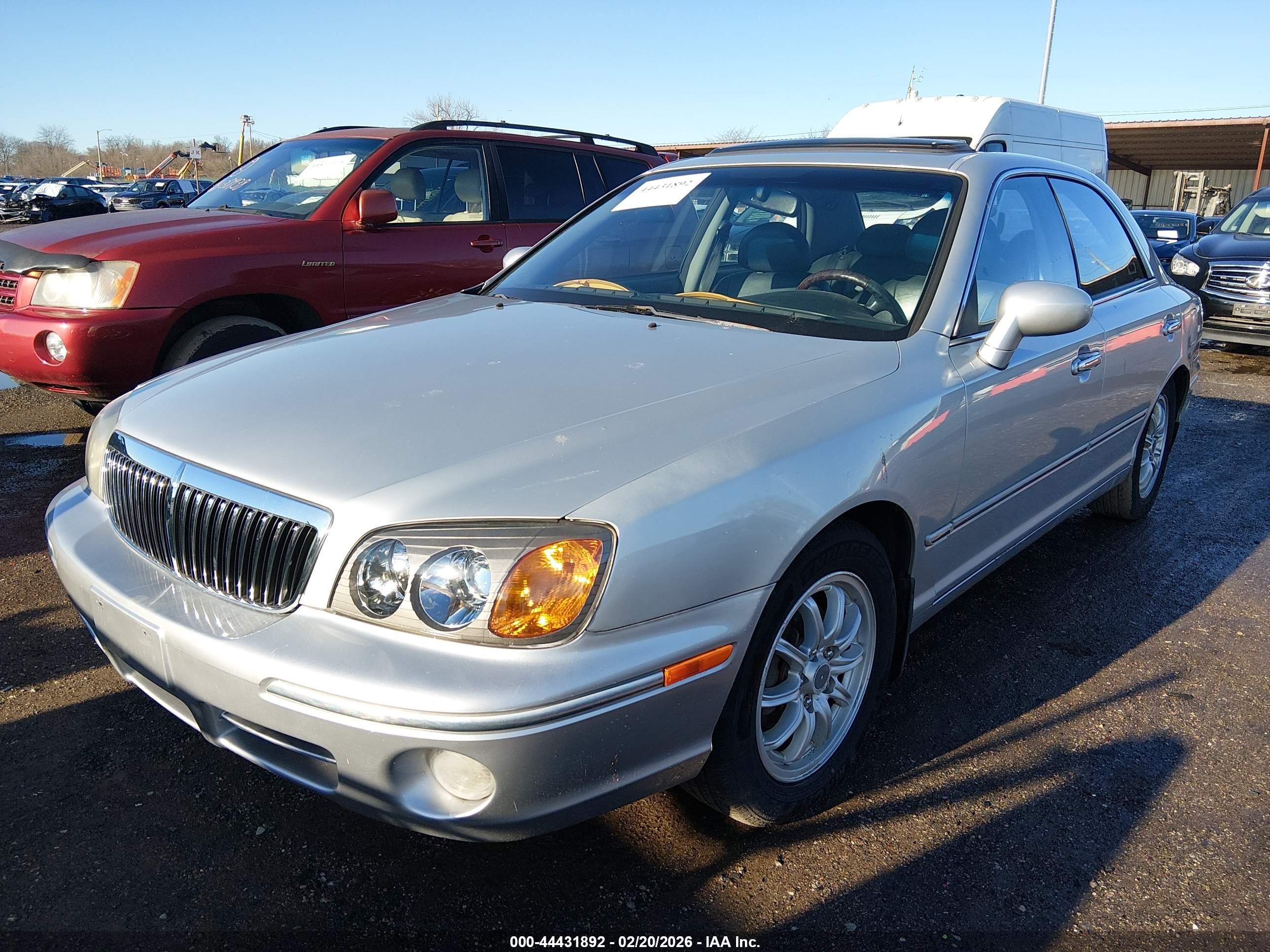 2002 Hyundai Xg350 L Серебряный vin: KMHFU45E82A209912