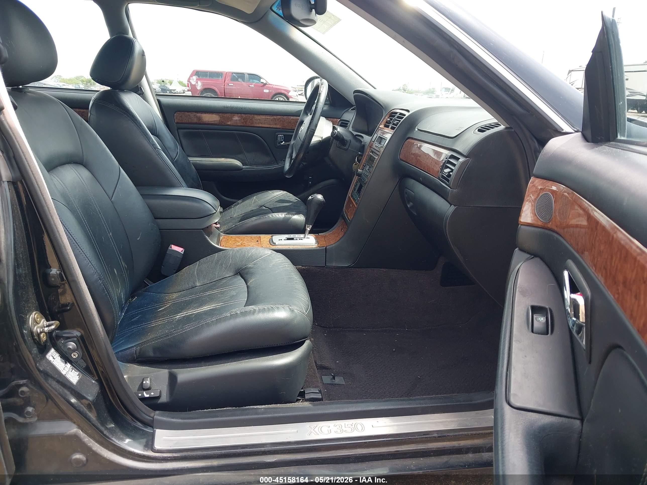 2004 Hyundai Xg350 L Black vin: KMHFU45E84A325789