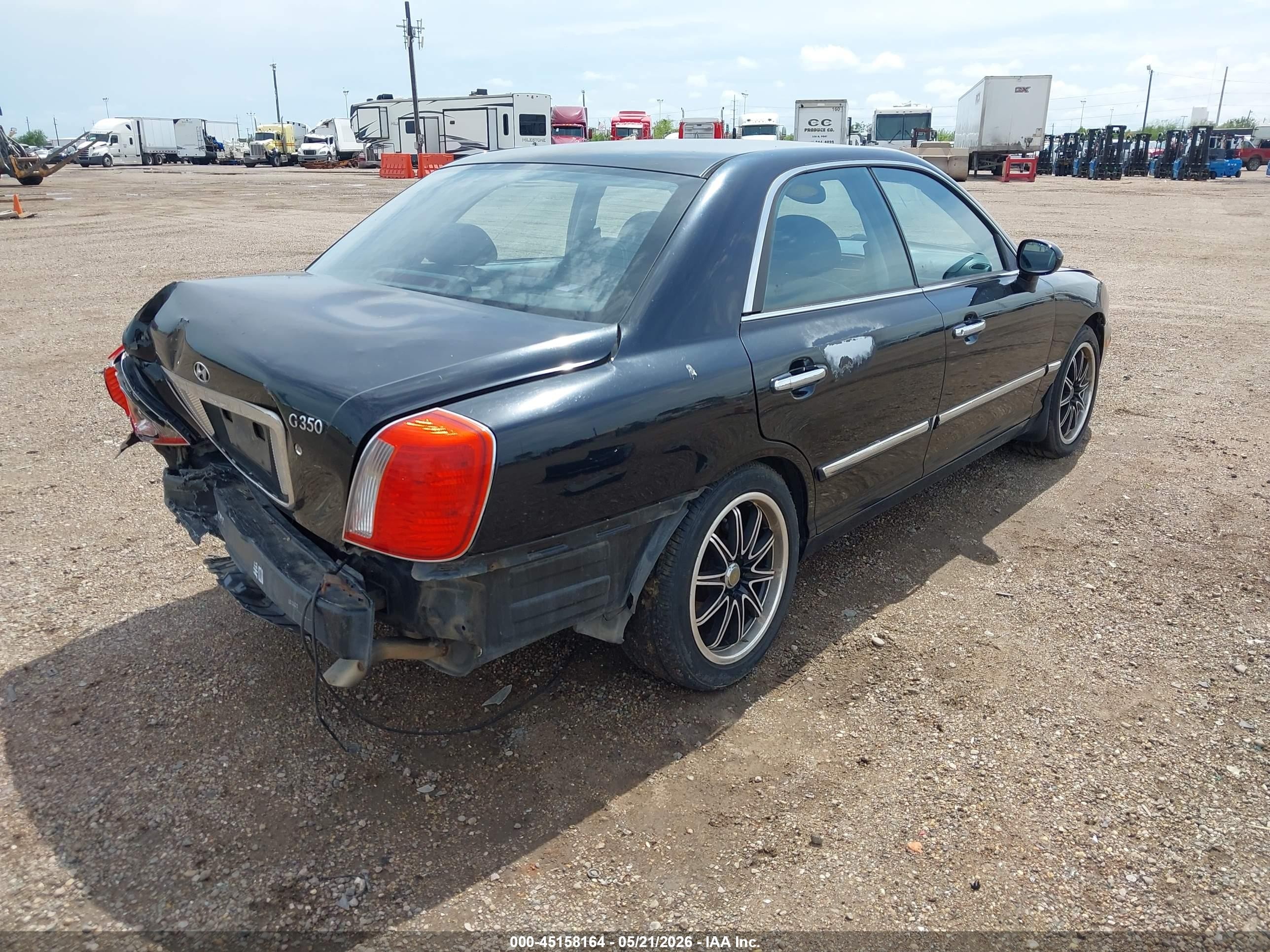 2004 Hyundai Xg350 L Black vin: KMHFU45E84A325789