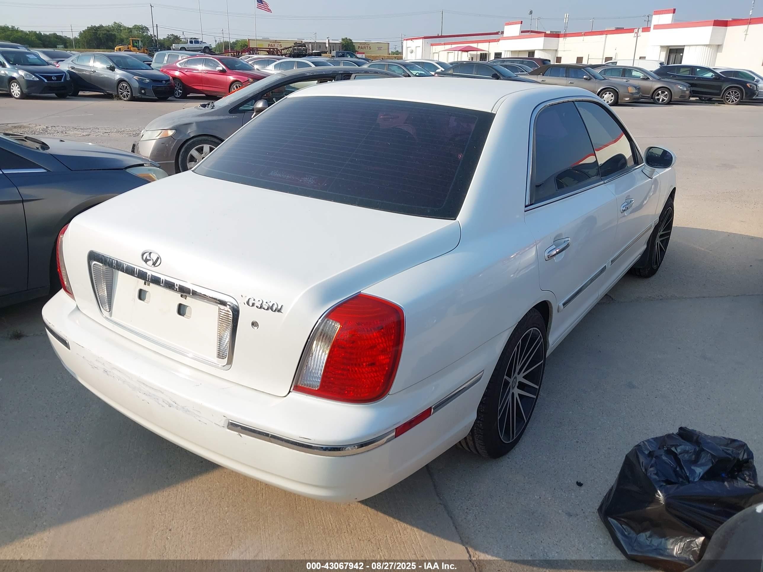 2005 Hyundai Xg350 L Белый vin: KMHFU45E85A380163
