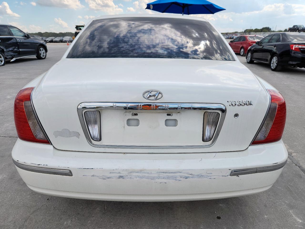 2005 Hyundai Xg 350 White vin: KMHFU45E85A380163