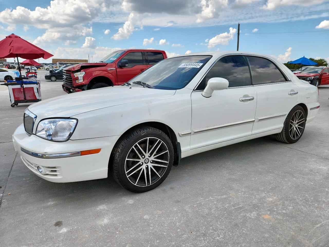 2005 Hyundai Xg 350 White vin: KMHFU45E85A380163