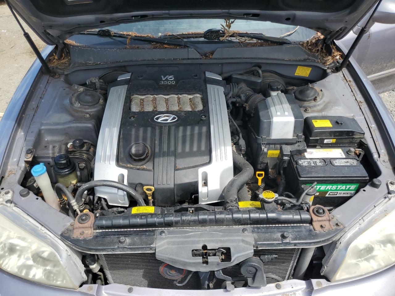 2005 Hyundai Xg 350 Silver vin: KMHFU45E85A405370