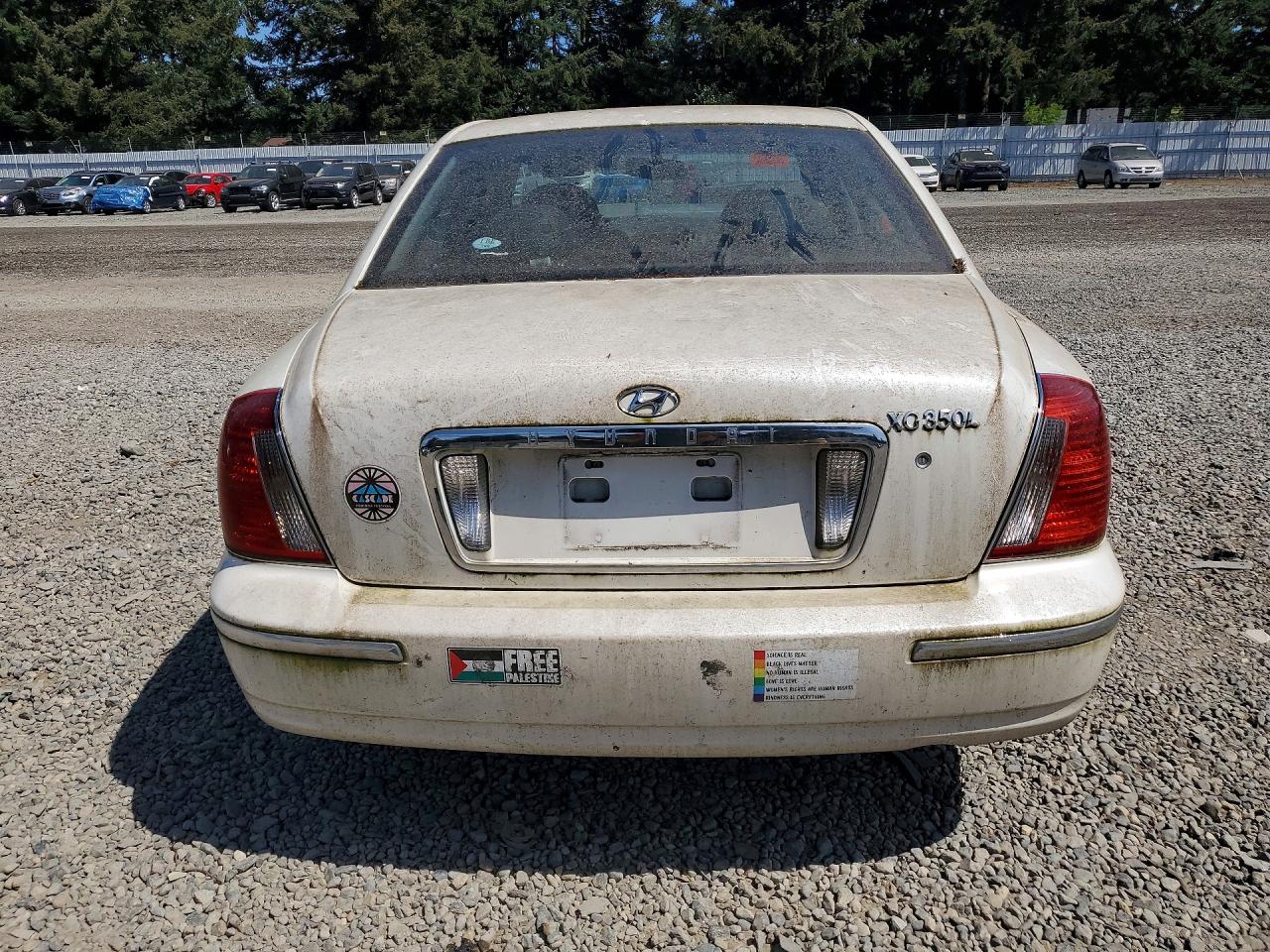 2004 Hyundai Xg 350 White vin: KMHFU45E94A357909