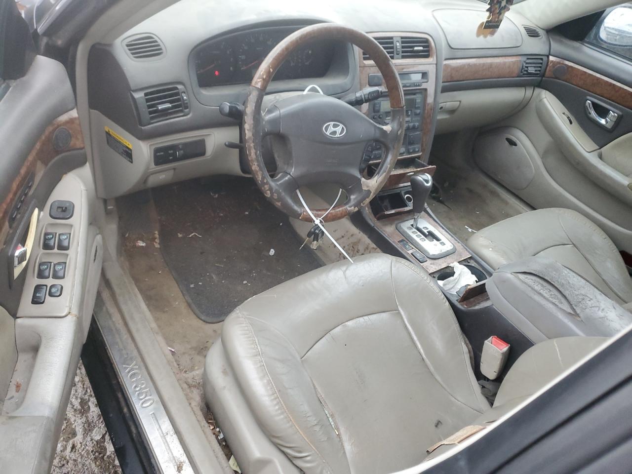 2005 Hyundai Xg 350 Black vin: KMHFU45E95A379362