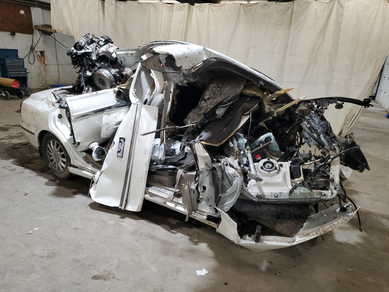 2005 Hyundai Xg 350 White vin: KMHFU45E95A382858