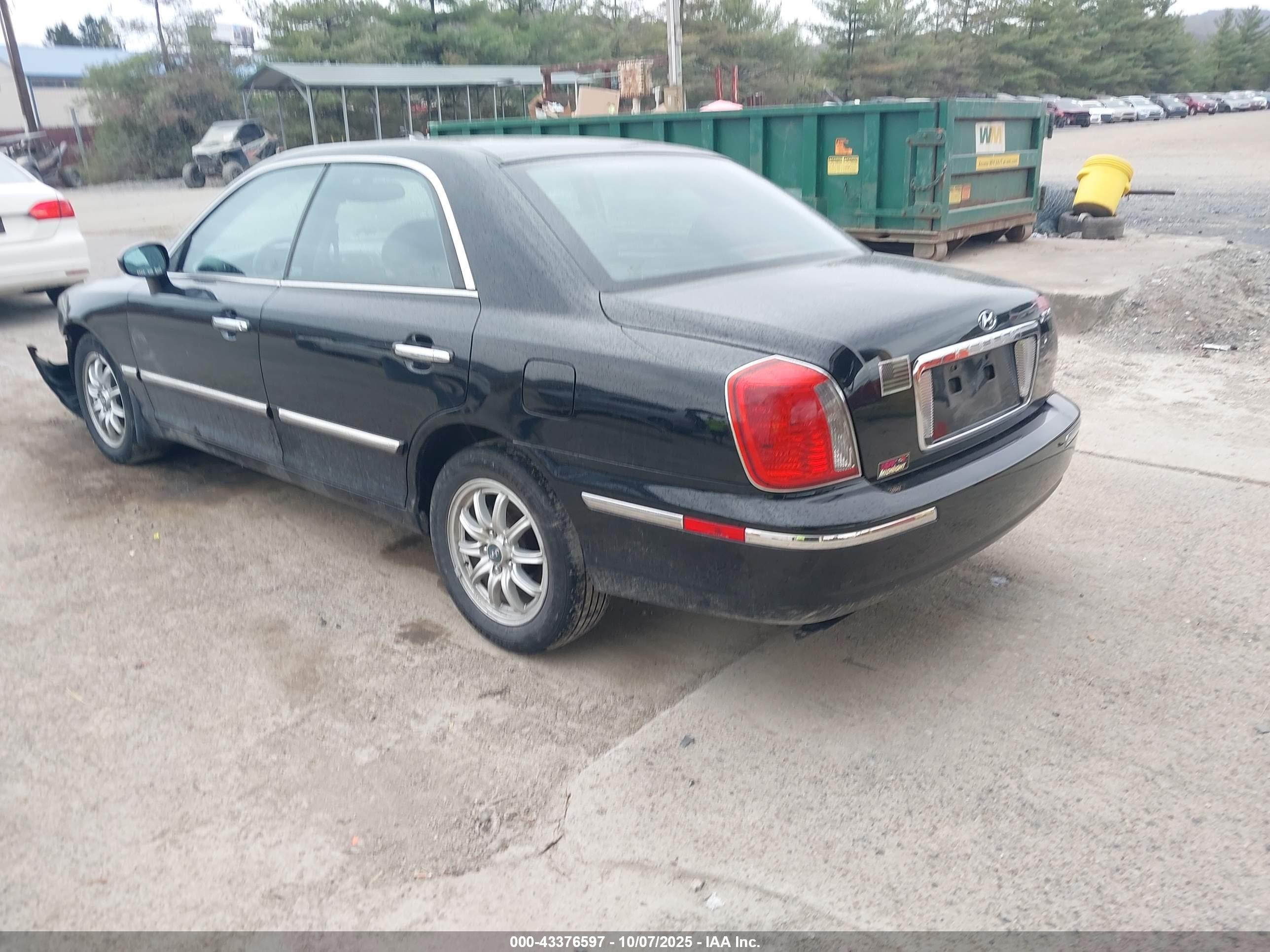 2005 Hyundai Xg350 L Black vin: KMHFU45E95A388675