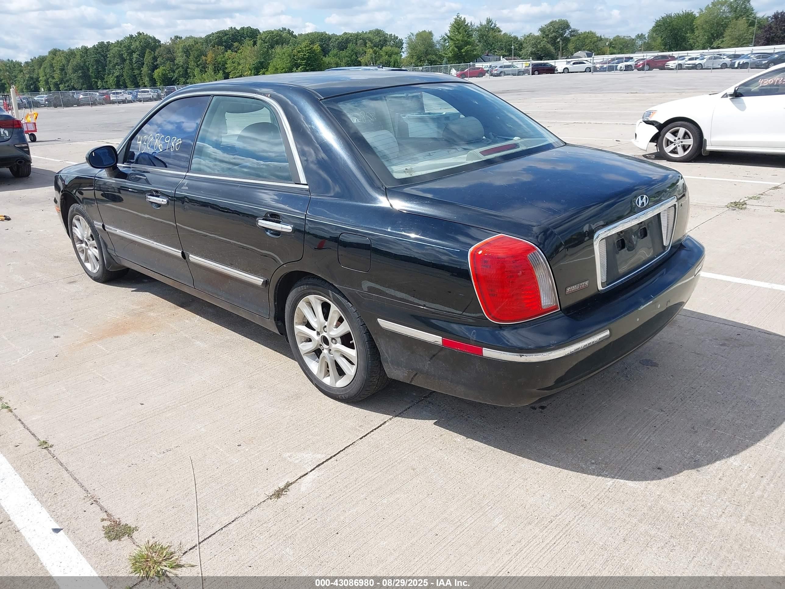 2005 Hyundai Xg350 L Black vin: KMHFU45E95A405877