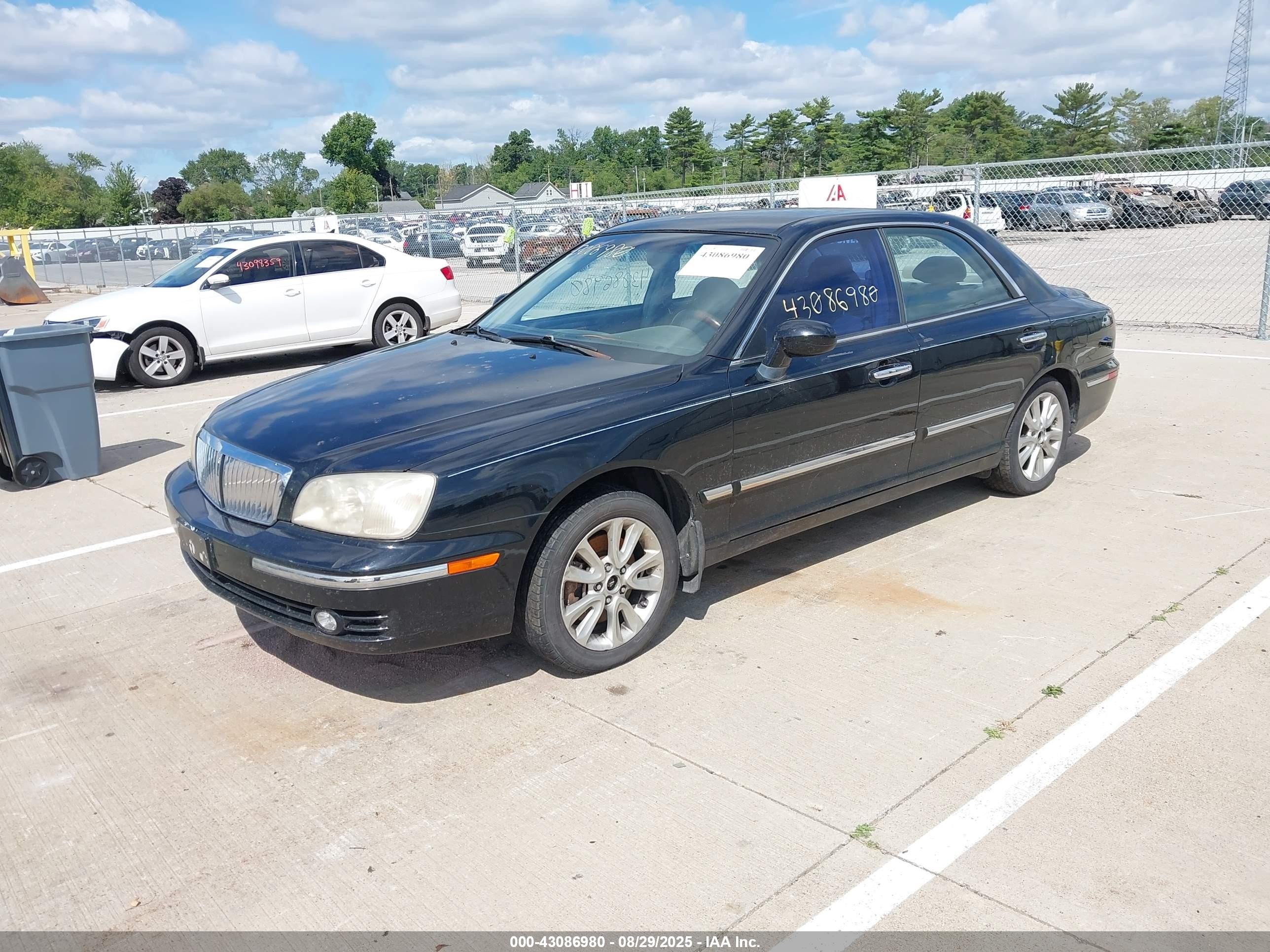 2005 Hyundai Xg350 L Black vin: KMHFU45E95A405877