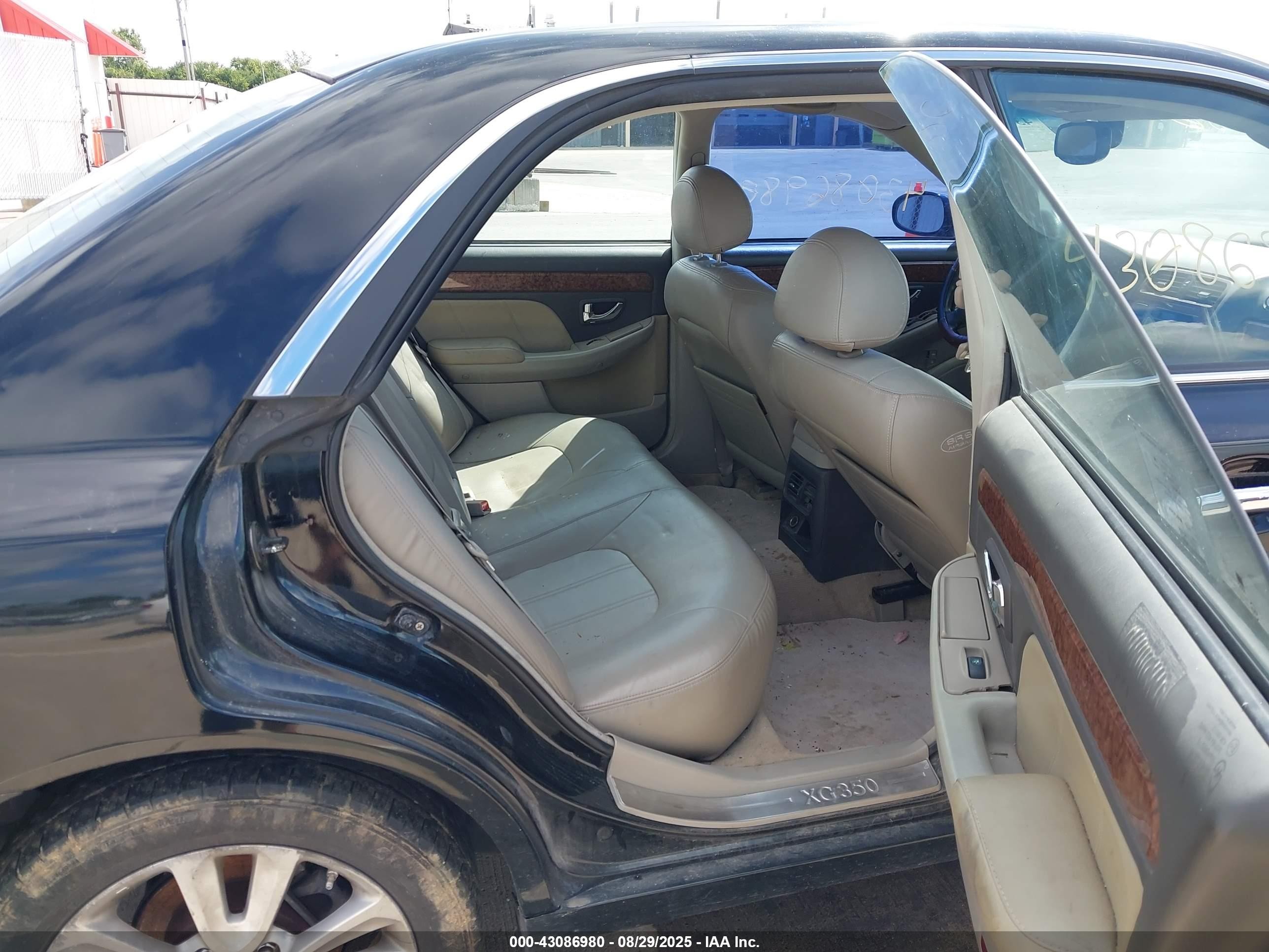 2005 Hyundai Xg350 L Black vin: KMHFU45E95A405877