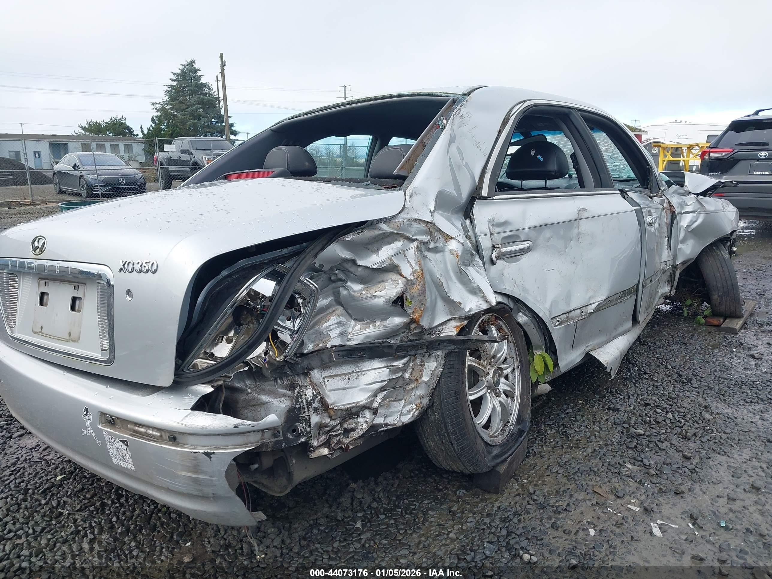 2005 Hyundai Xg350 L Silver vin: KMHFU45EX5A399314