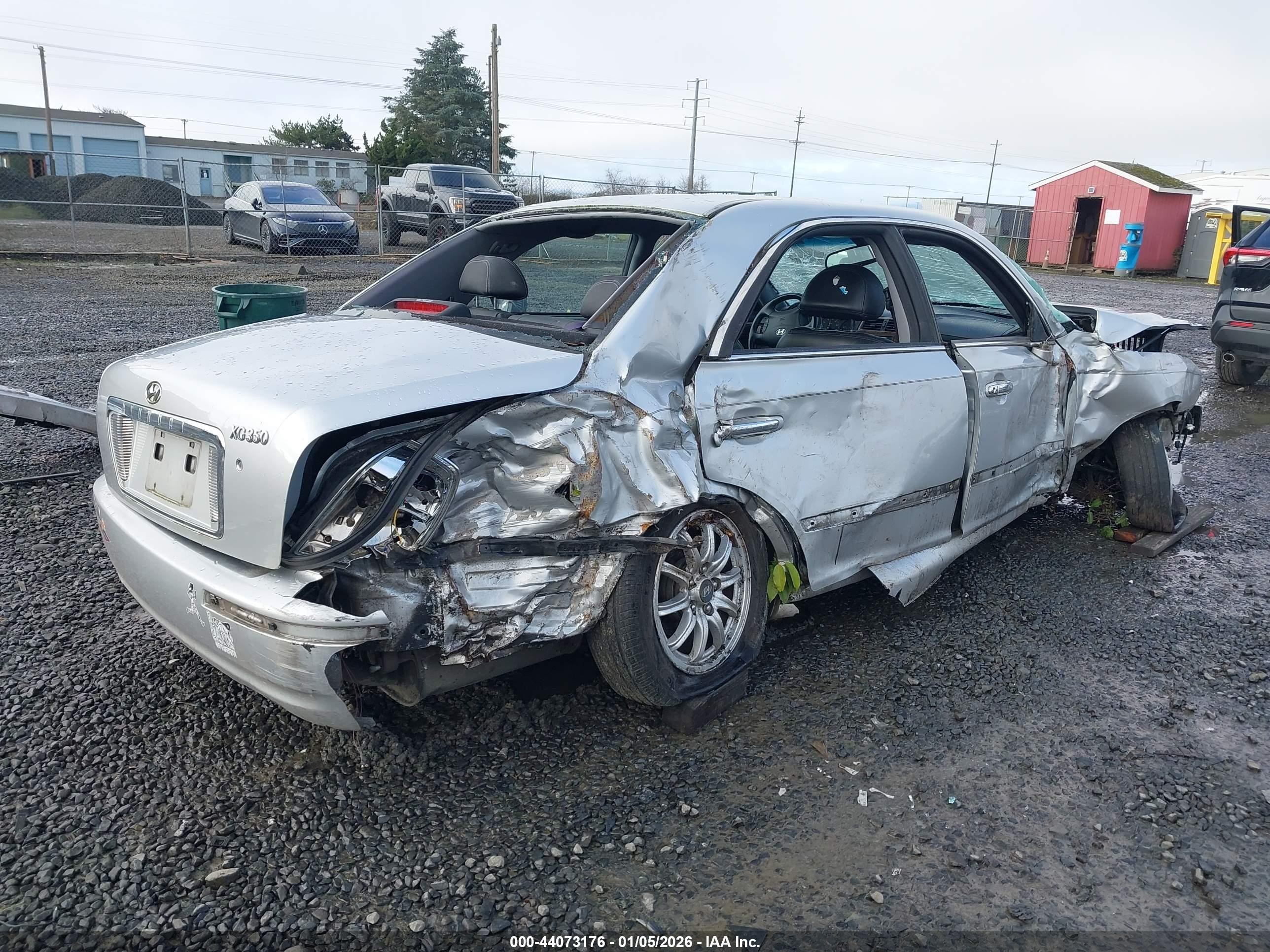 2005 Hyundai Xg350 L Silver vin: KMHFU45EX5A399314