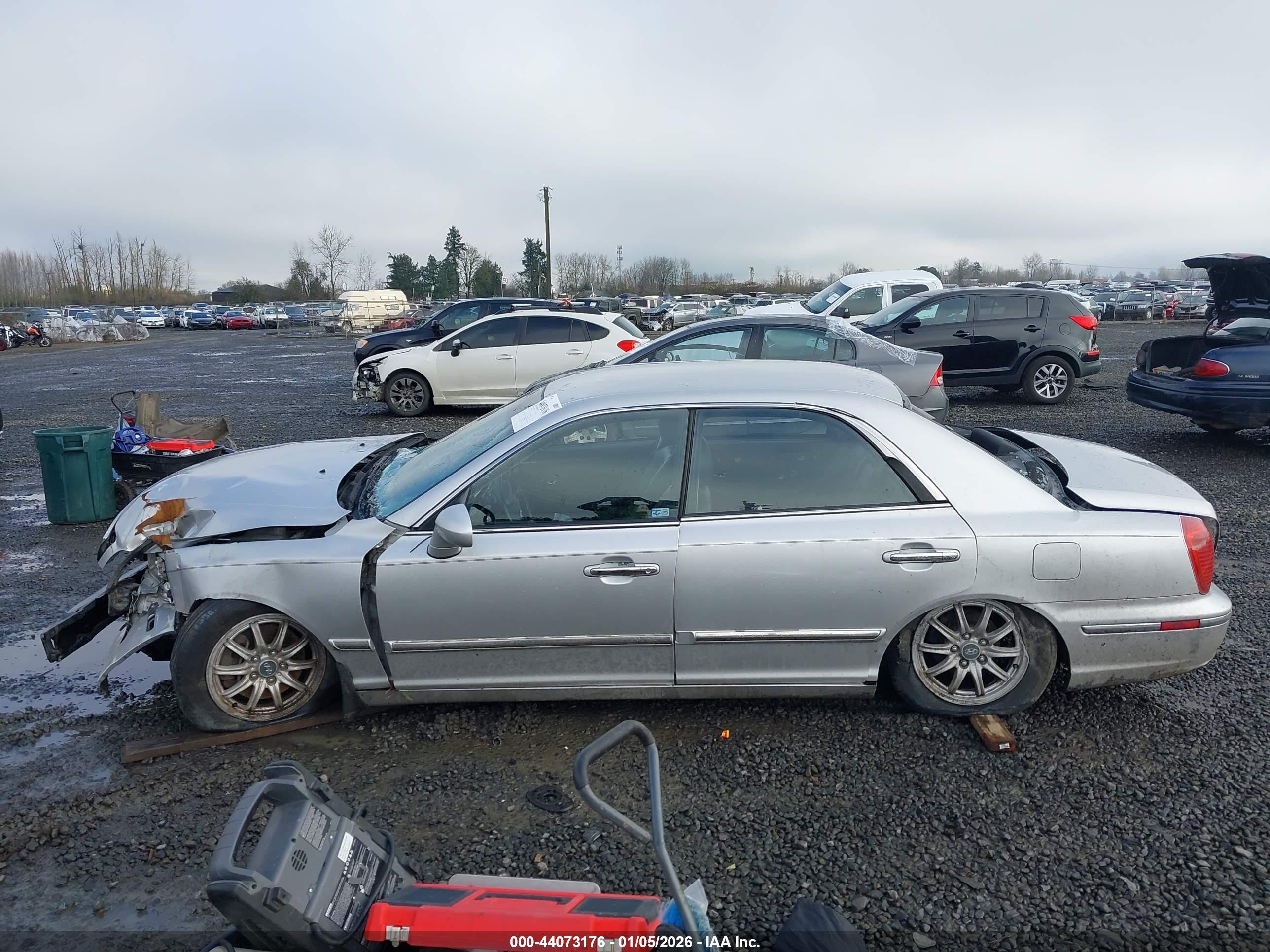 2005 Hyundai Xg350 L Silver vin: KMHFU45EX5A399314