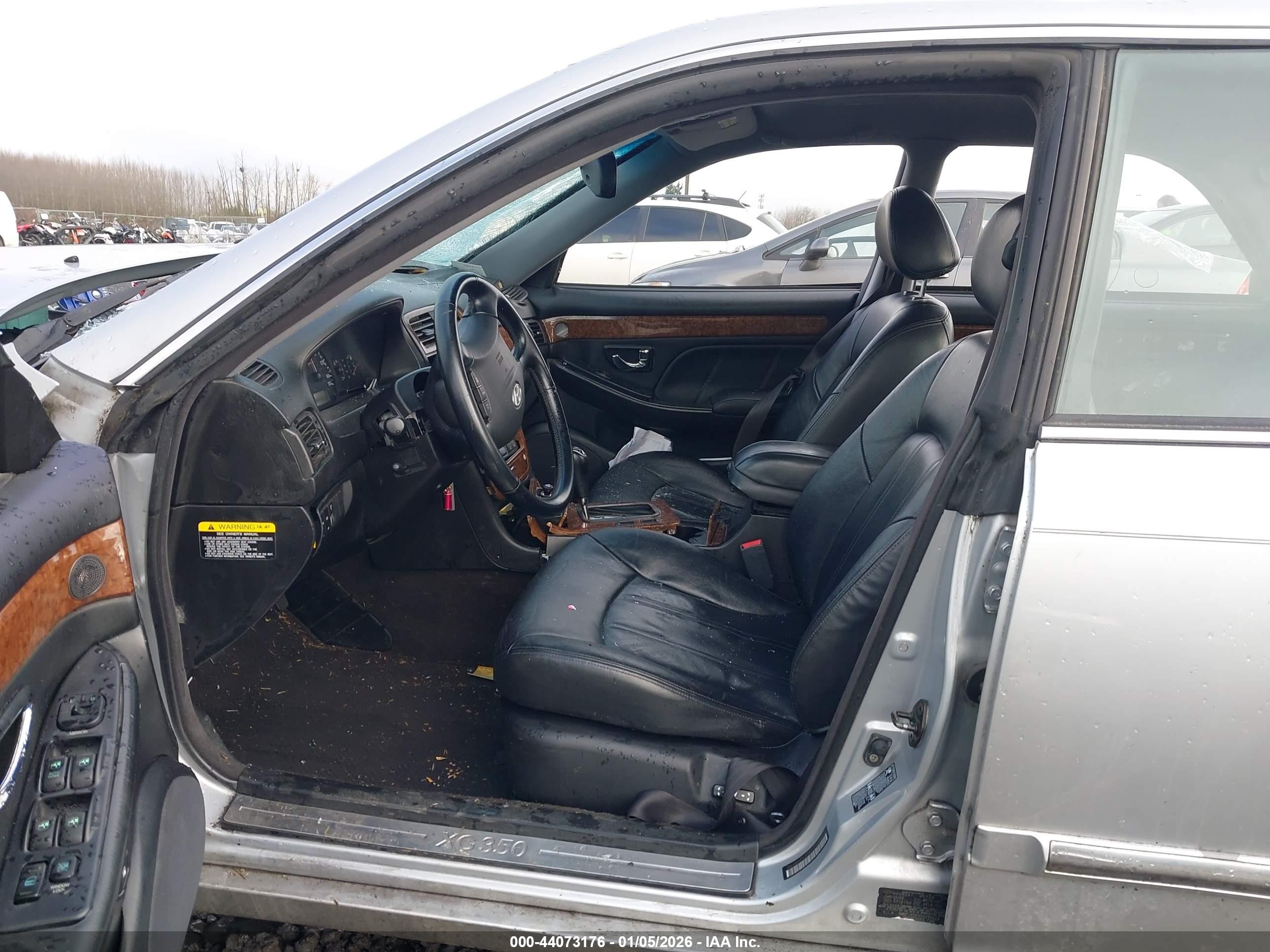 2005 Hyundai Xg350 L Silver vin: KMHFU45EX5A399314
