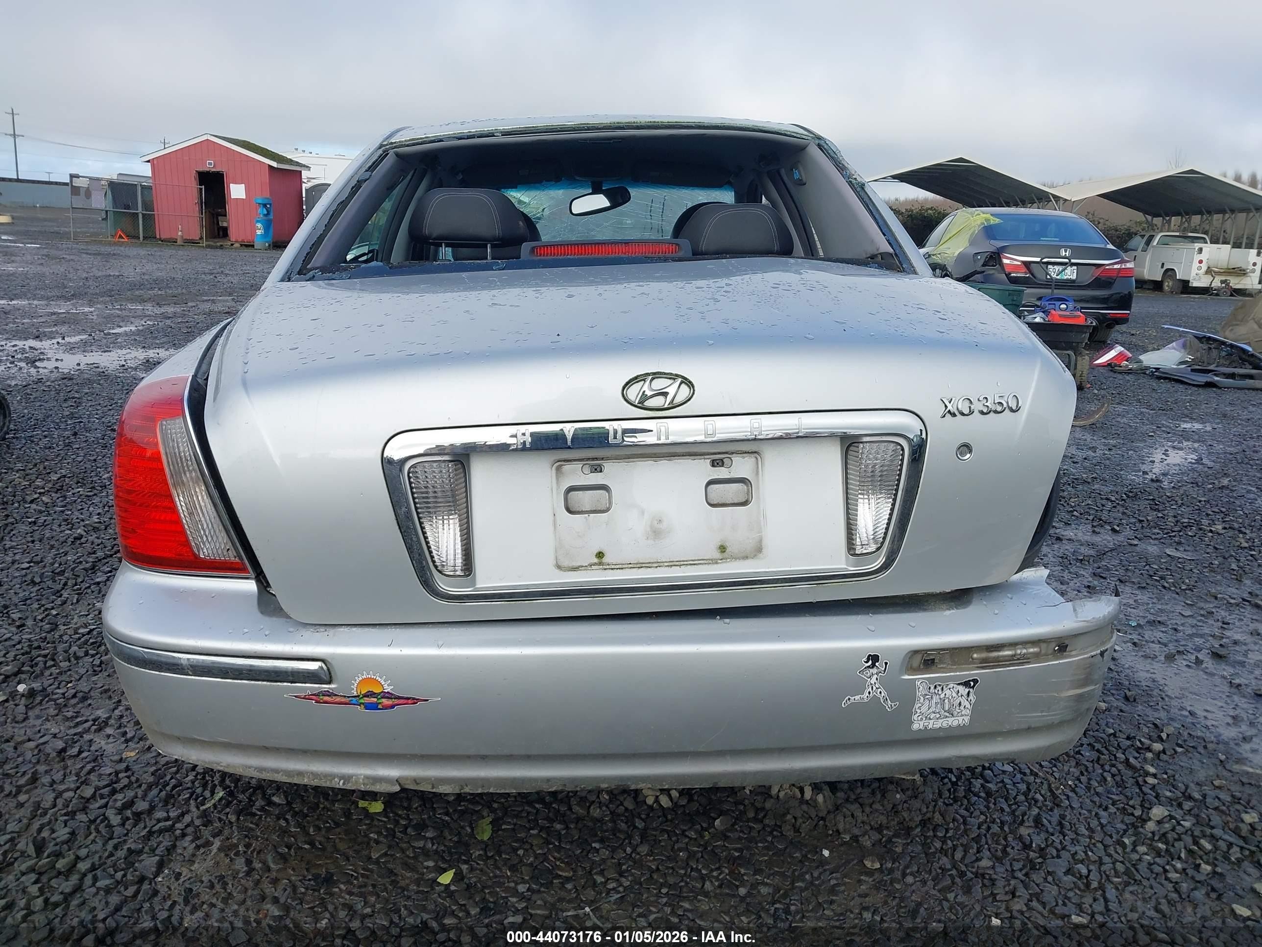 2005 Hyundai Xg350 L Silver vin: KMHFU45EX5A399314