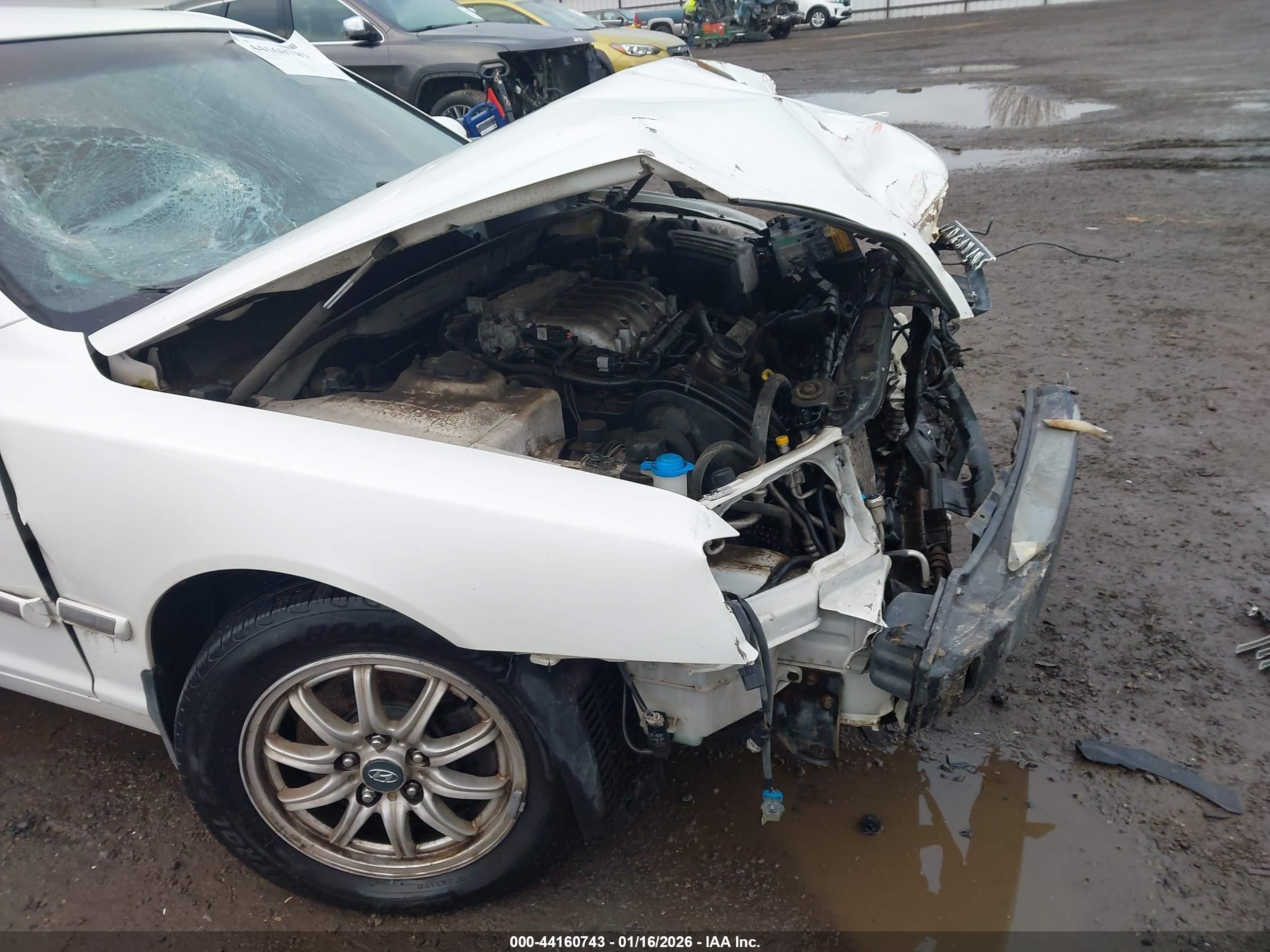 2005 Hyundai Xg350 L White vin: KMHFU45EX5A399409
