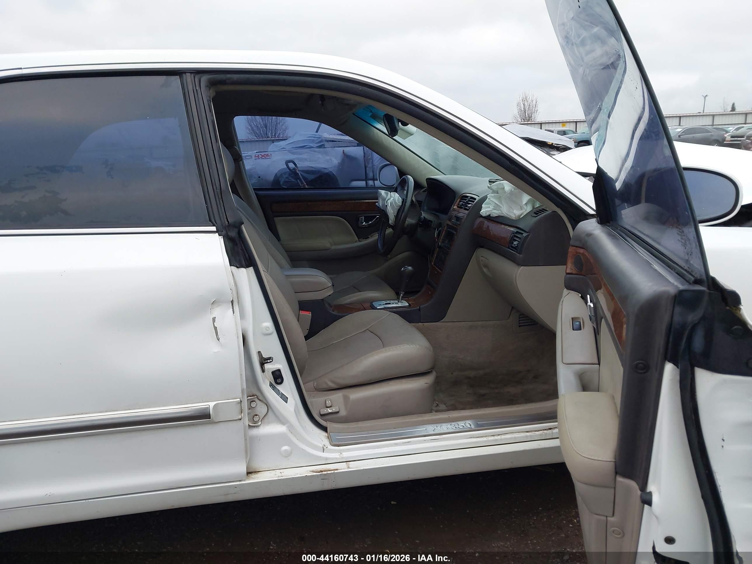 2005 Hyundai Xg350 L White vin: KMHFU45EX5A399409