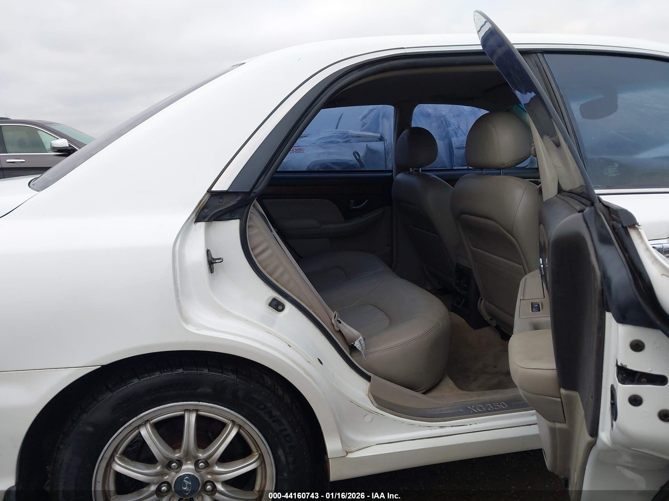 2005 Hyundai Xg350 L White vin: KMHFU45EX5A399409