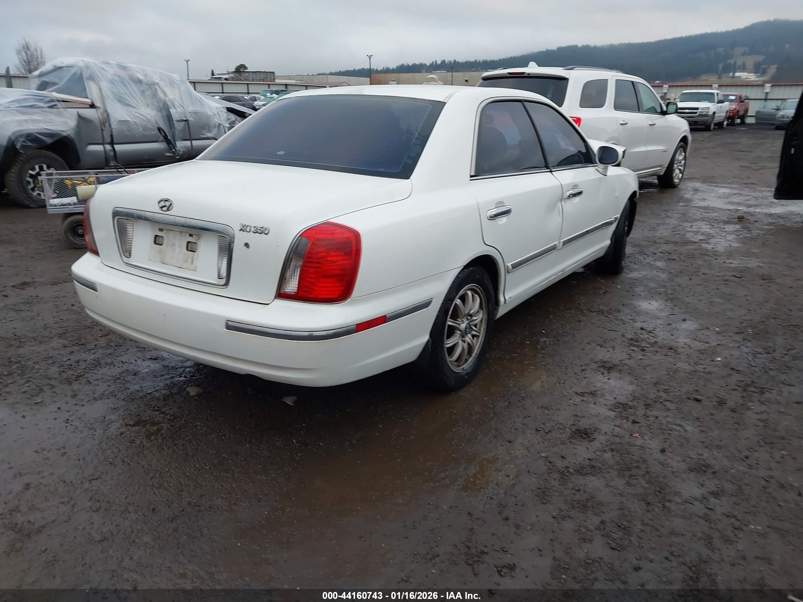 2005 Hyundai Xg350 L White vin: KMHFU45EX5A399409