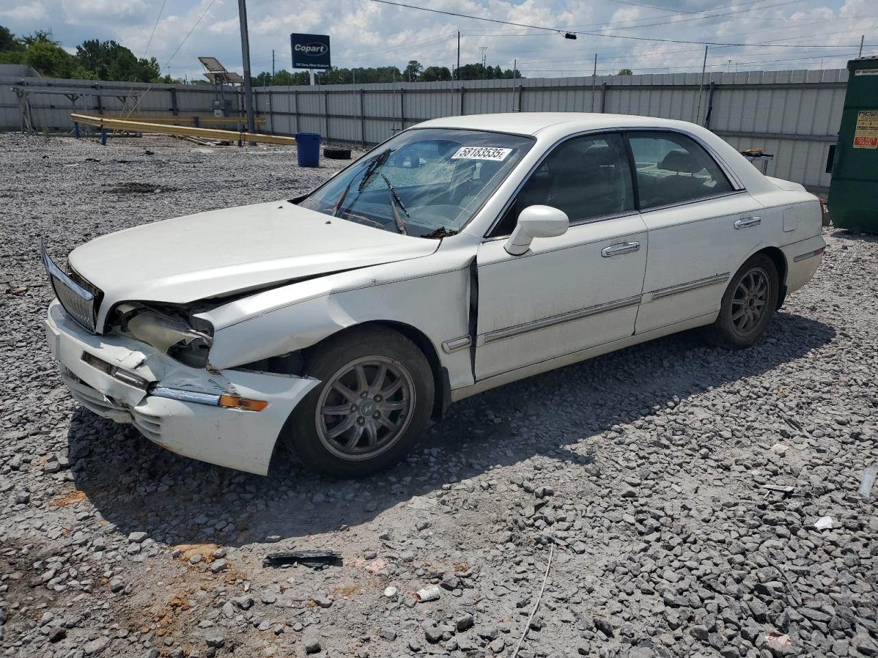 2005 Hyundai Xg 350   White vin: KMHFU45EX5A404608