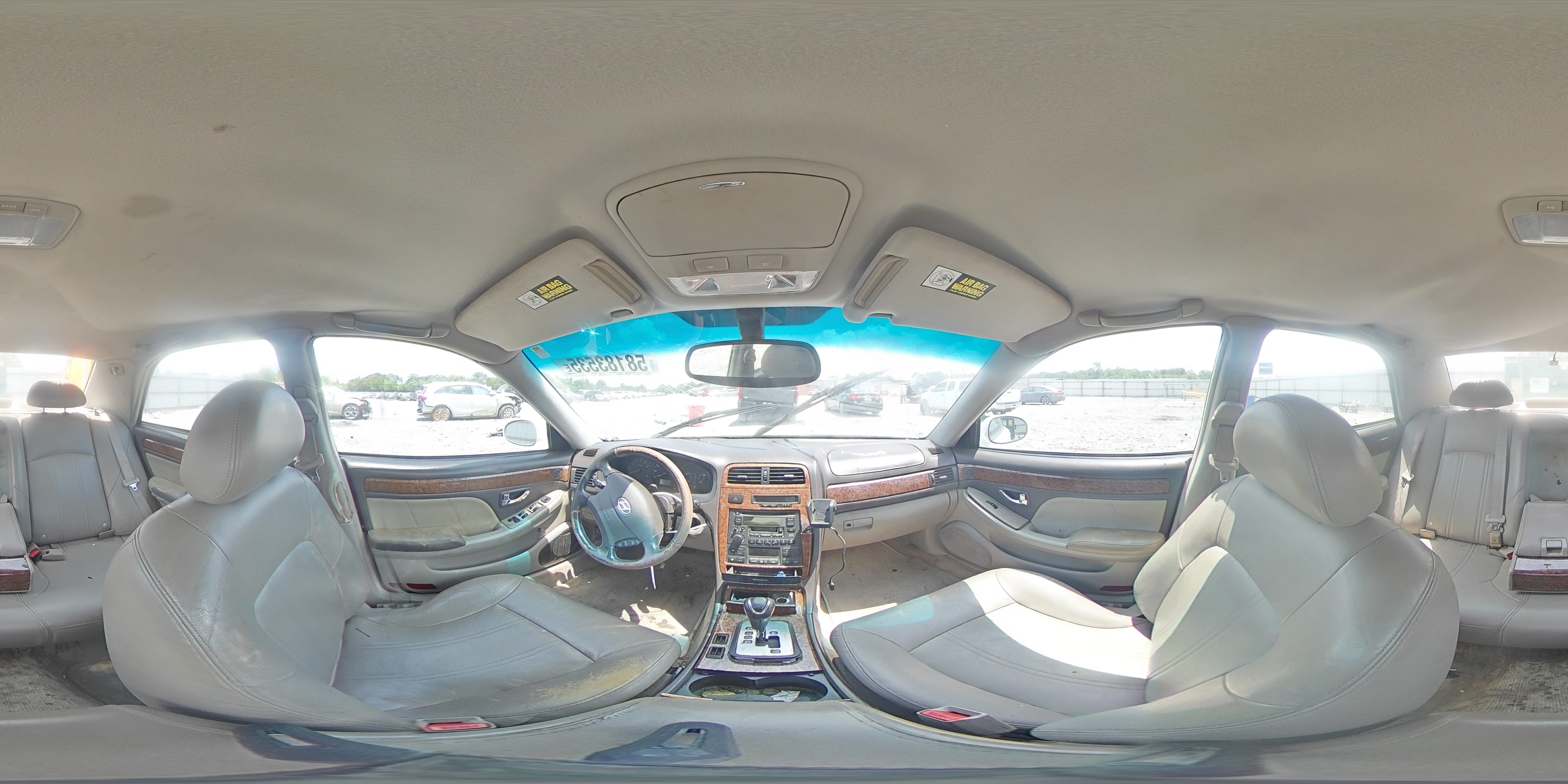 2005 Hyundai Xg 350   White vin: KMHFU45EX5A404608