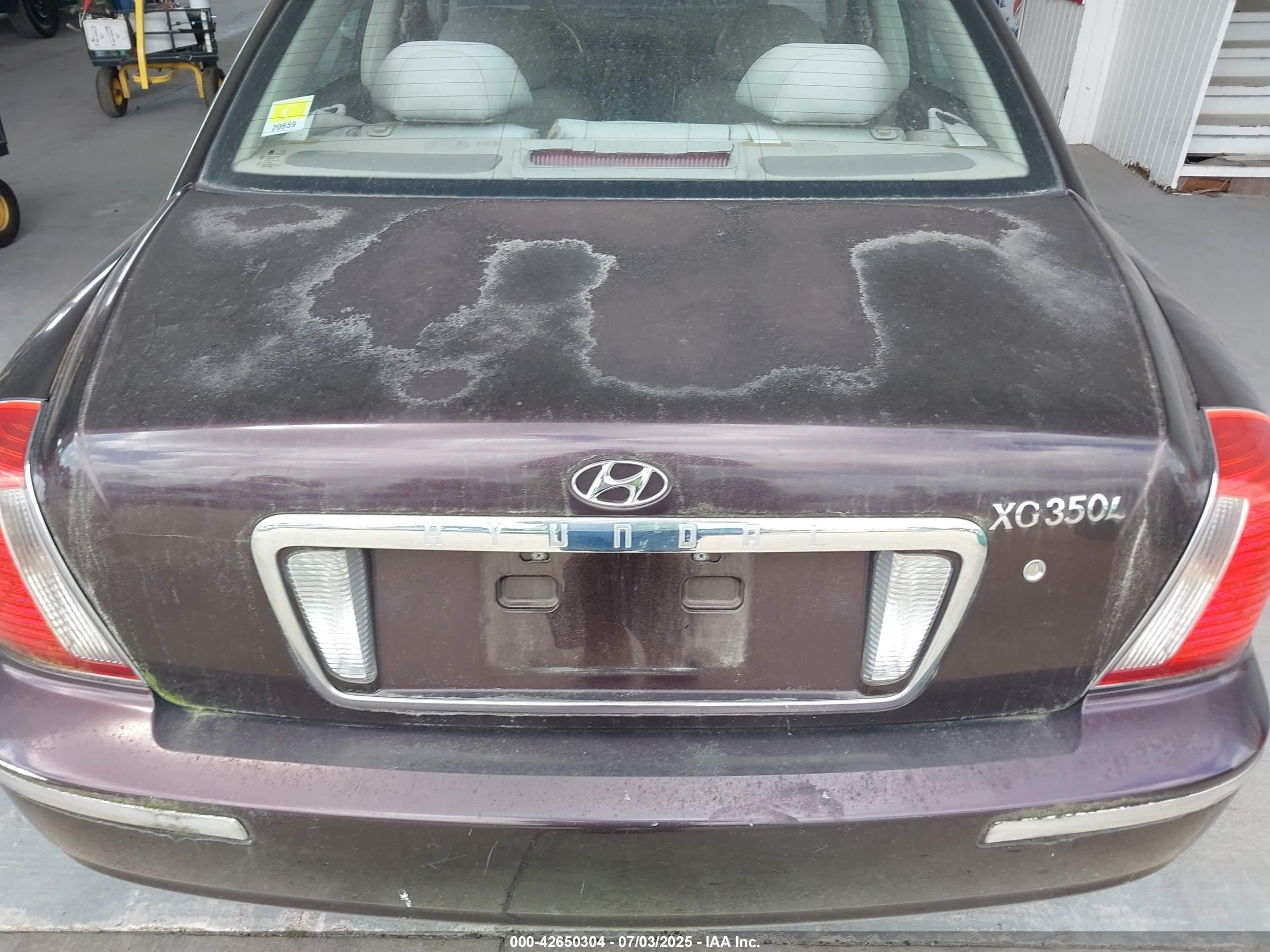 2005 Hyundai Xg350 L Maroon vin: KMHFU45EX5A424535