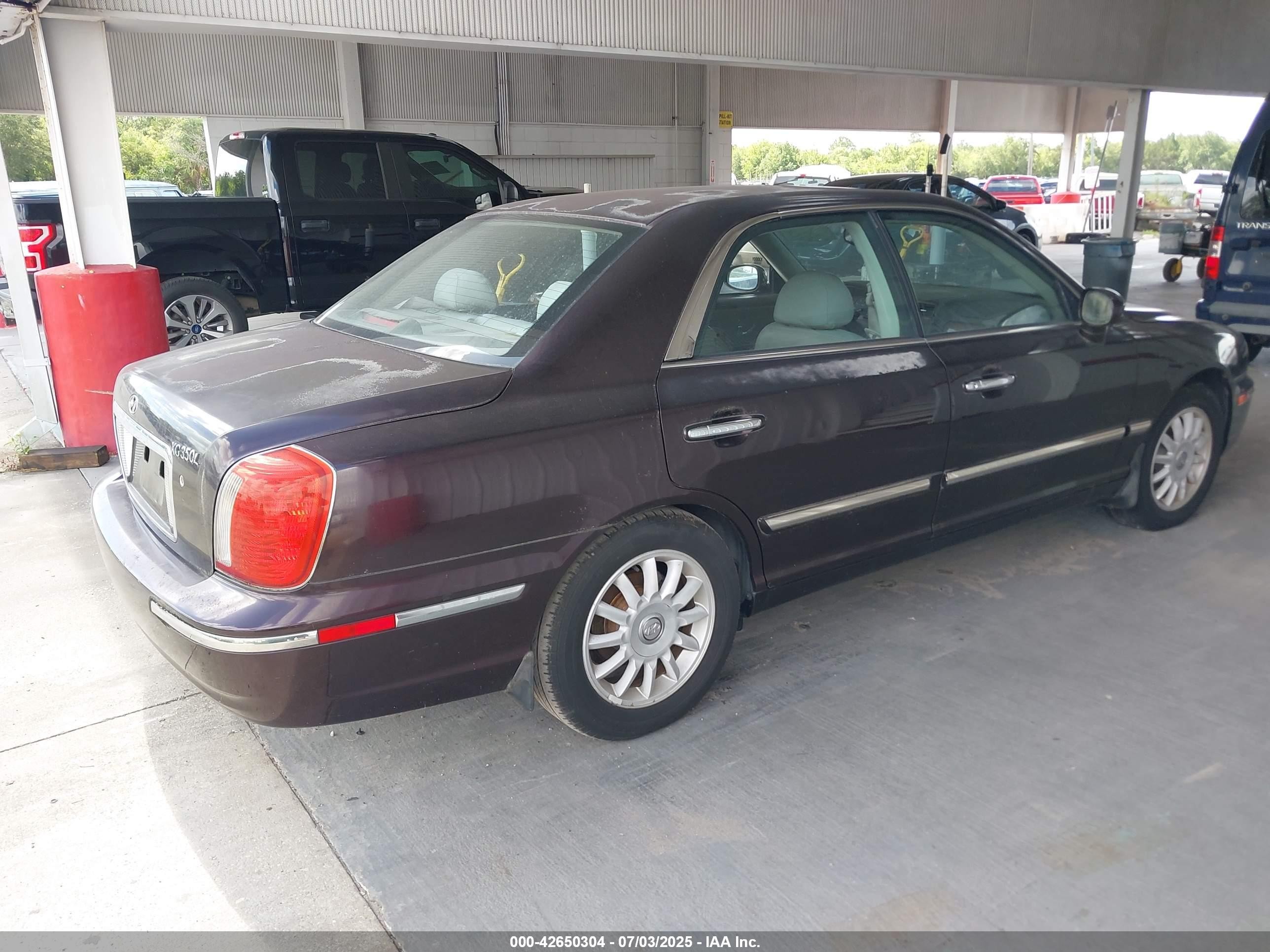 2005 Hyundai Xg350 L Maroon vin: KMHFU45EX5A424535