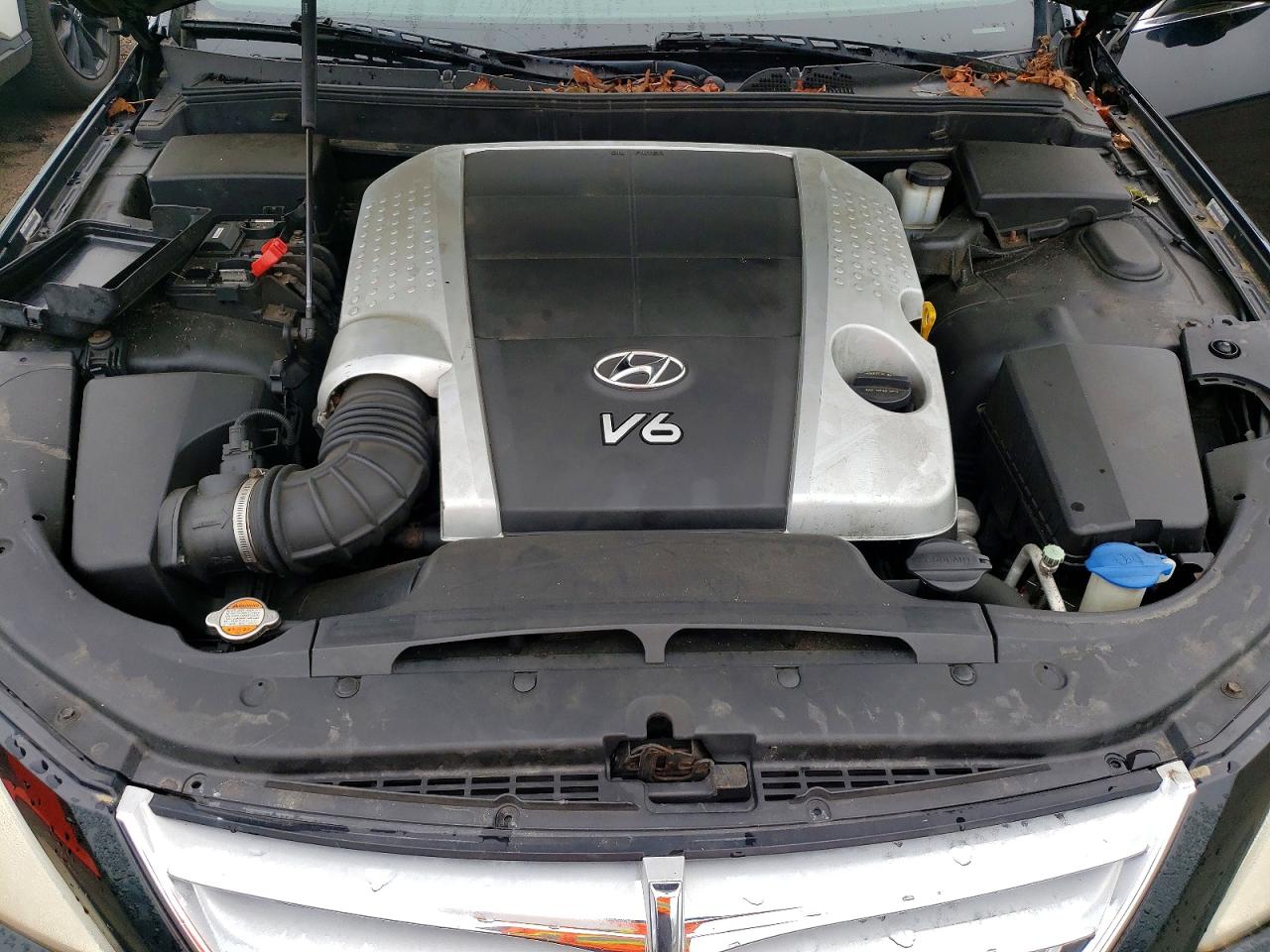 2009 Hyundai Genesis 3.8l Black vin: KMHGC46E09U030391