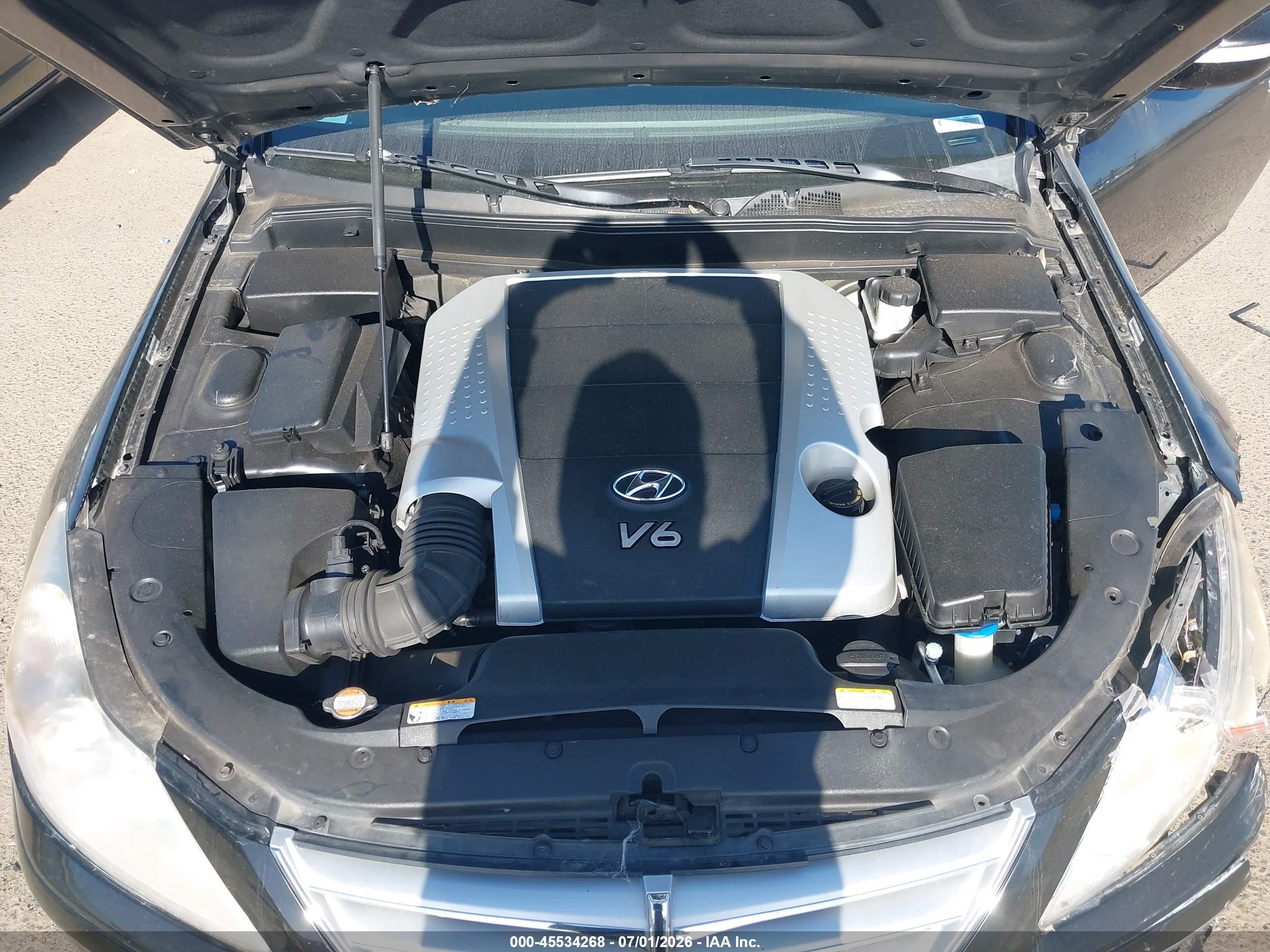 2009 Hyundai Genesis 3.8 Black vin: KMHGC46E09U039642