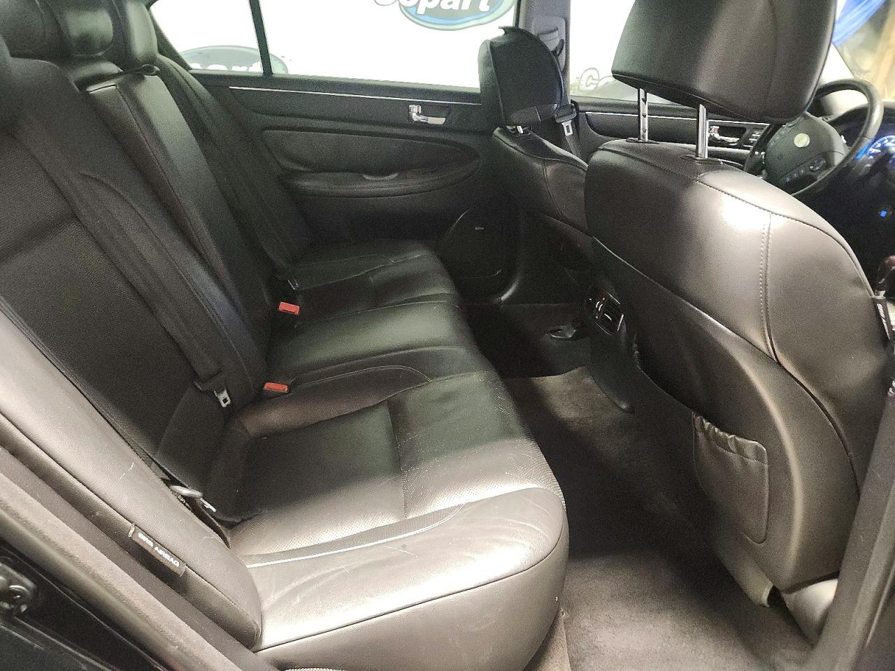 2009 Hyundai Genesis 3.8l Black vin: KMHGC46E09U039754