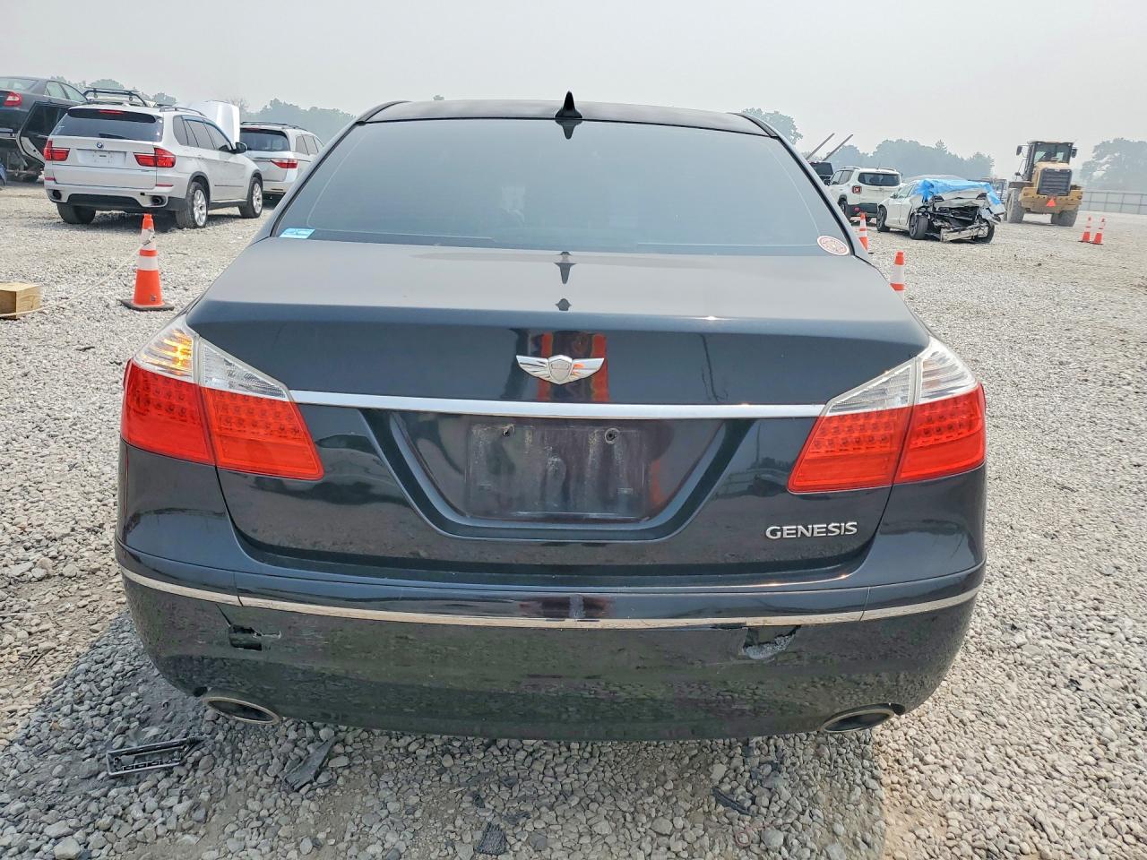 2009 Hyundai Genesis 3.8l Black vin: KMHGC46E29U022454