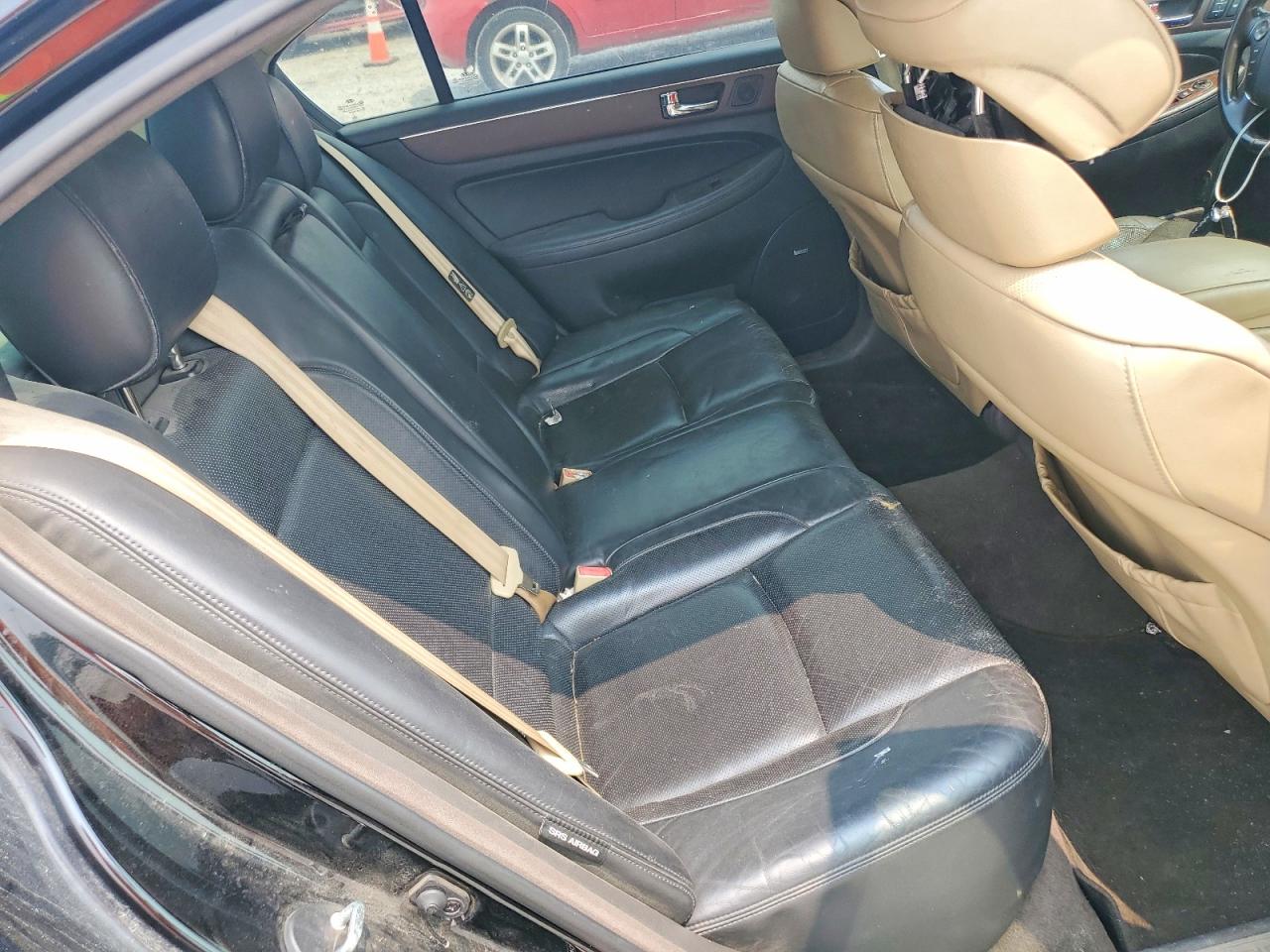 2009 Hyundai Genesis 3.8l Black vin: KMHGC46E29U022454