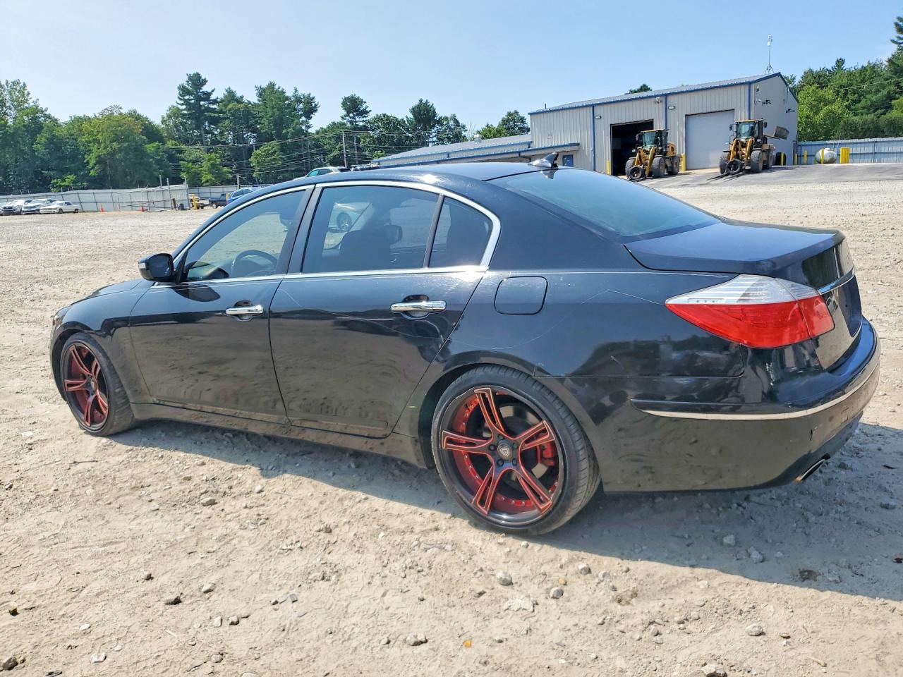 2009 Hyundai Genesis 3.8l Black vin: KMHGC46E39U018476