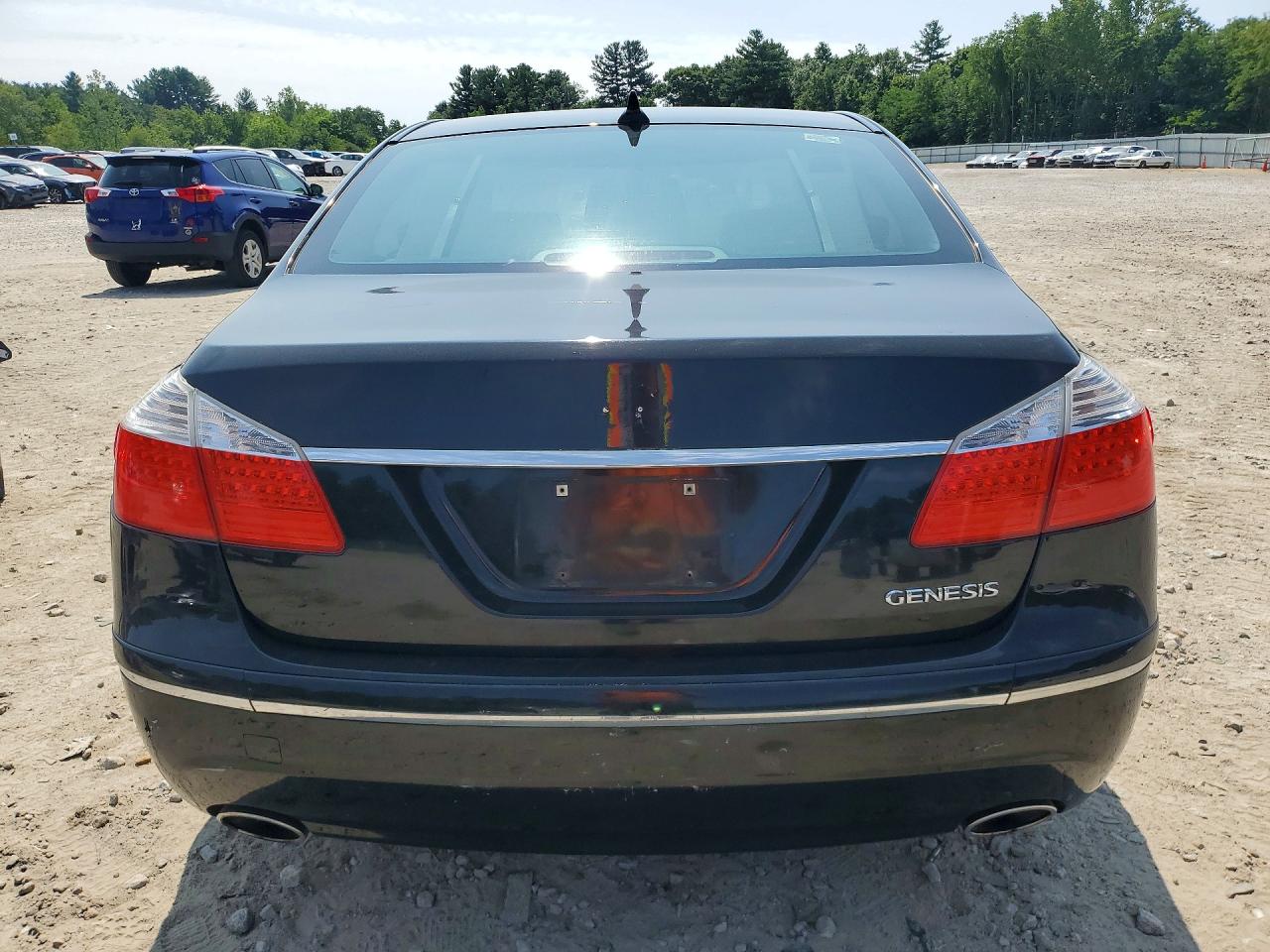 2009 Hyundai Genesis 3.8l Black vin: KMHGC46E39U018476