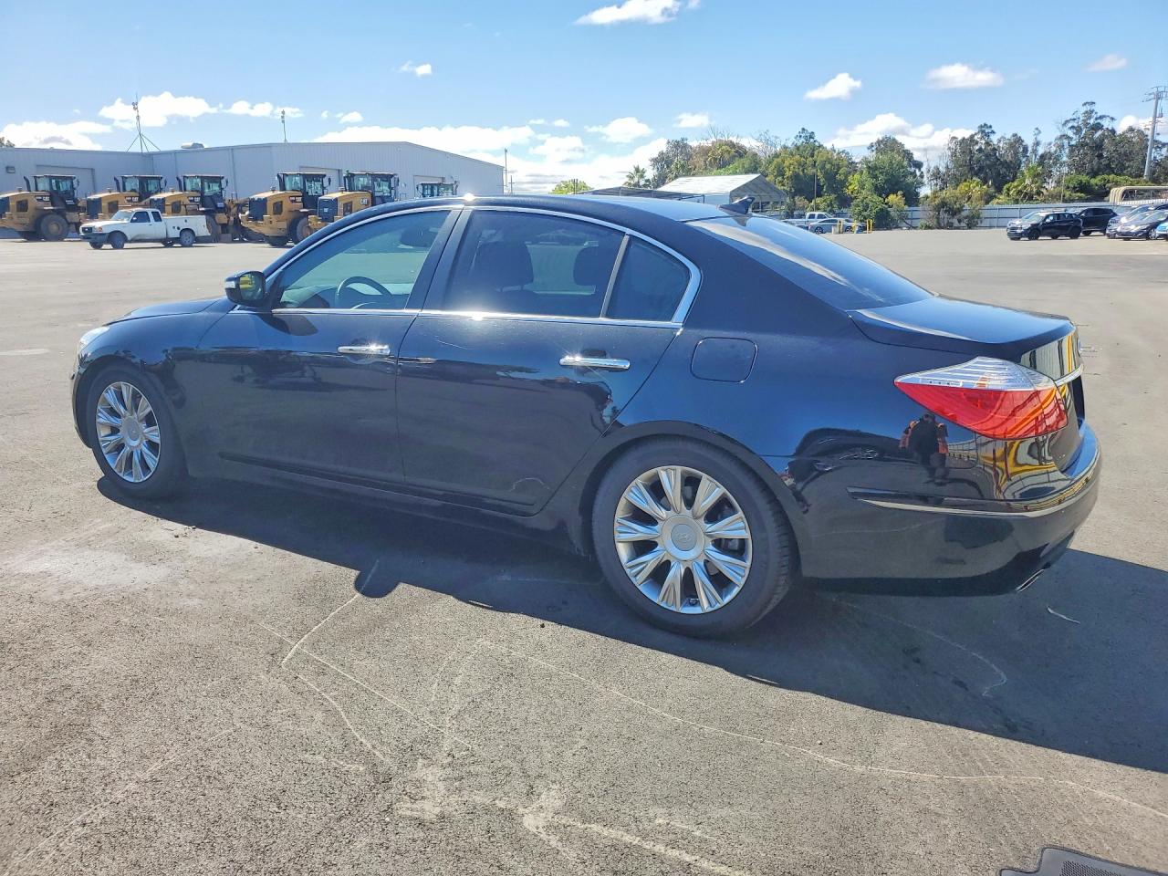 2009 Hyundai Genesis 3.8l Black vin: KMHGC46E69U021775