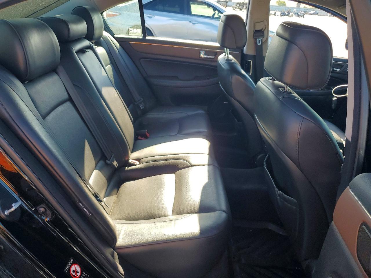 2009 Hyundai Genesis 3.8l Black vin: KMHGC46E69U030251