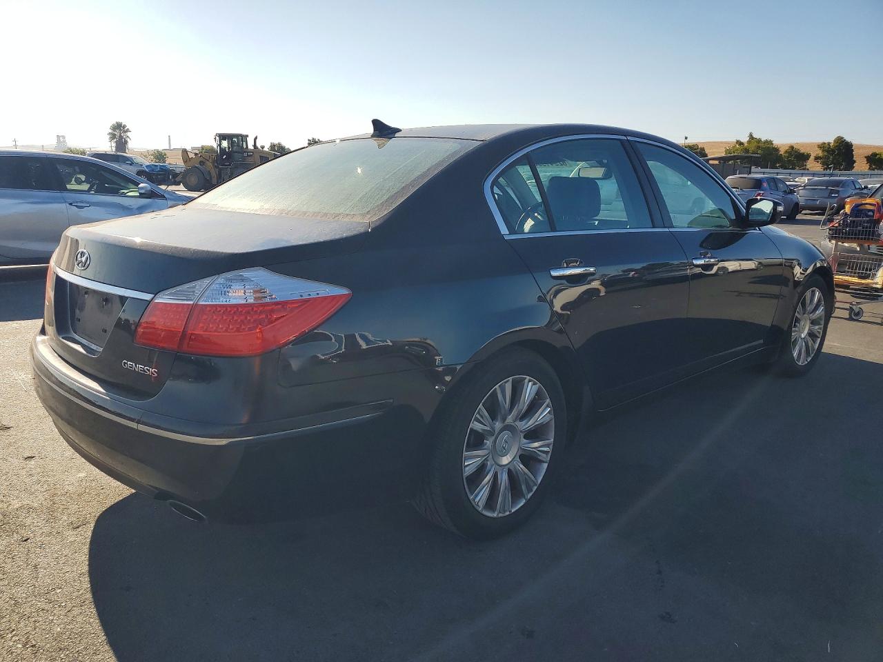 2009 Hyundai Genesis 3.8l Black vin: KMHGC46E69U030251
