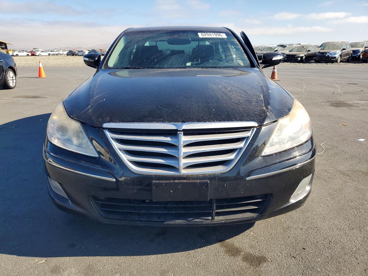 2009 Hyundai Genesis 3.8l Black vin: KMHGC46E69U030251