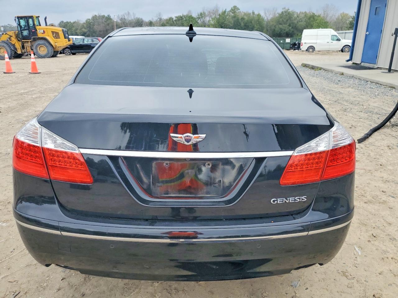 2009 Hyundai Genesis 3.8l Black vin: KMHGC46E69U062598
