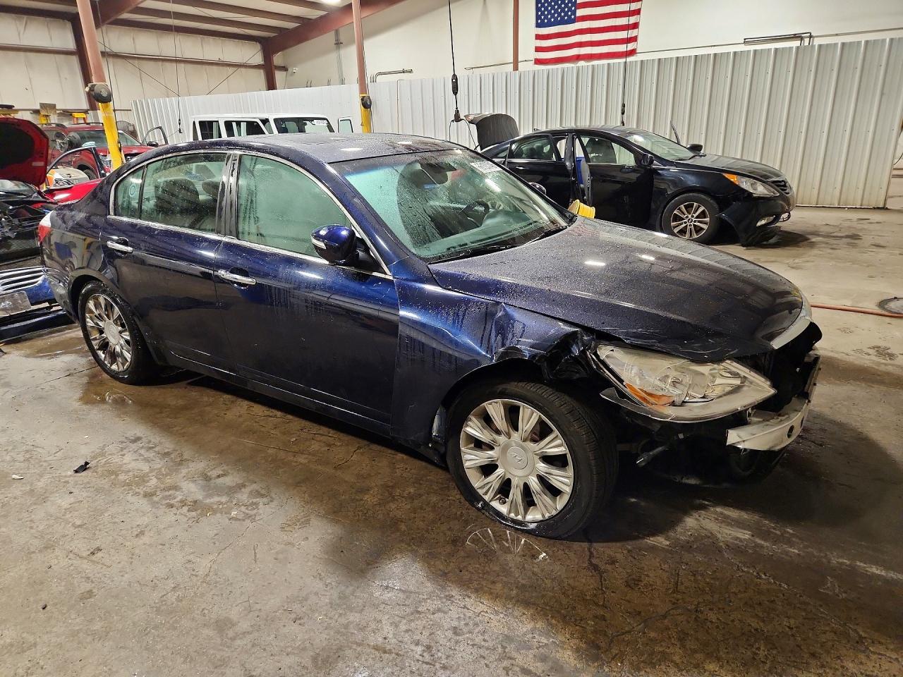 2009 Hyundai Genesis 3.8l Blue vin: KMHGC46E79U026614